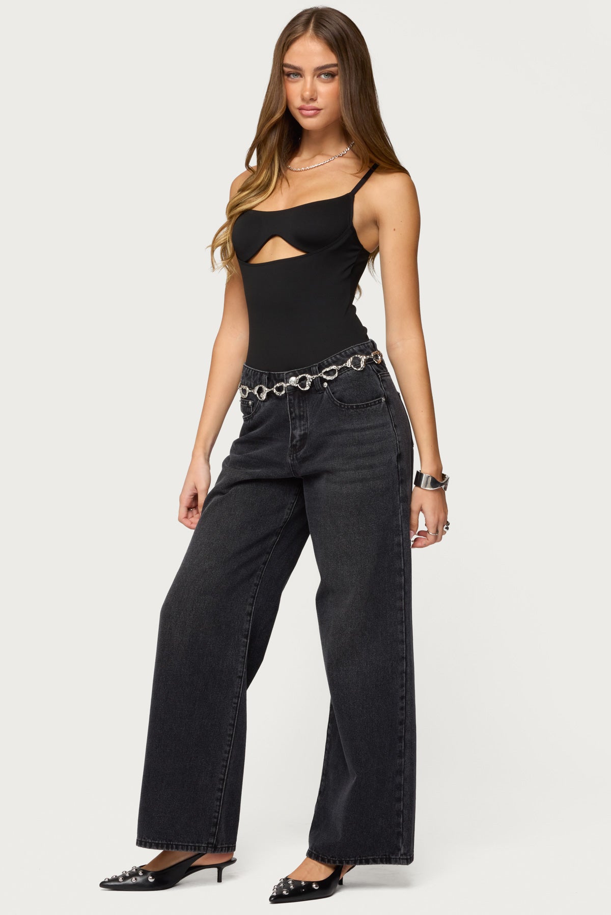 Shulah Cutout Cupped Bodysuit-Milans Time