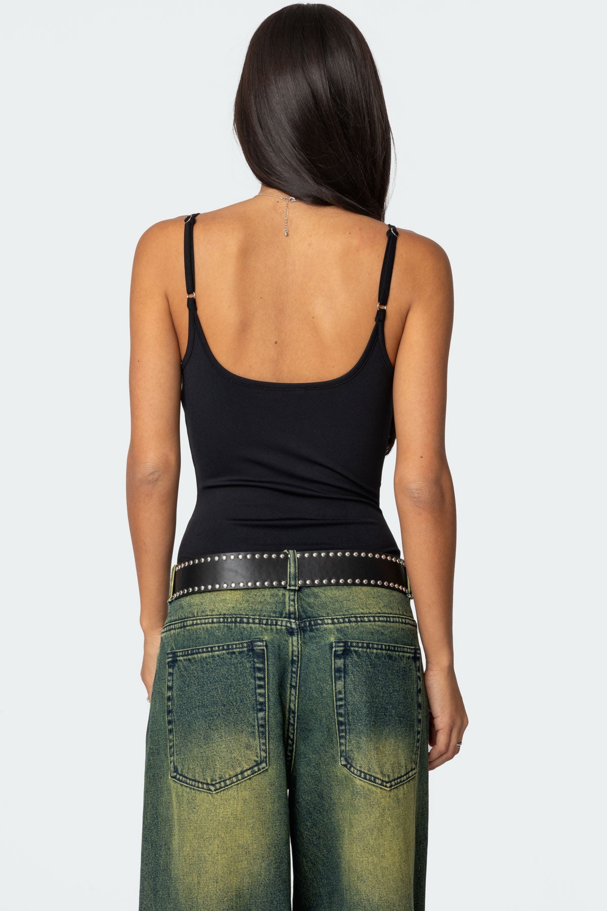 Teaghan V Neck Fitted Bodysuit-Milans Time