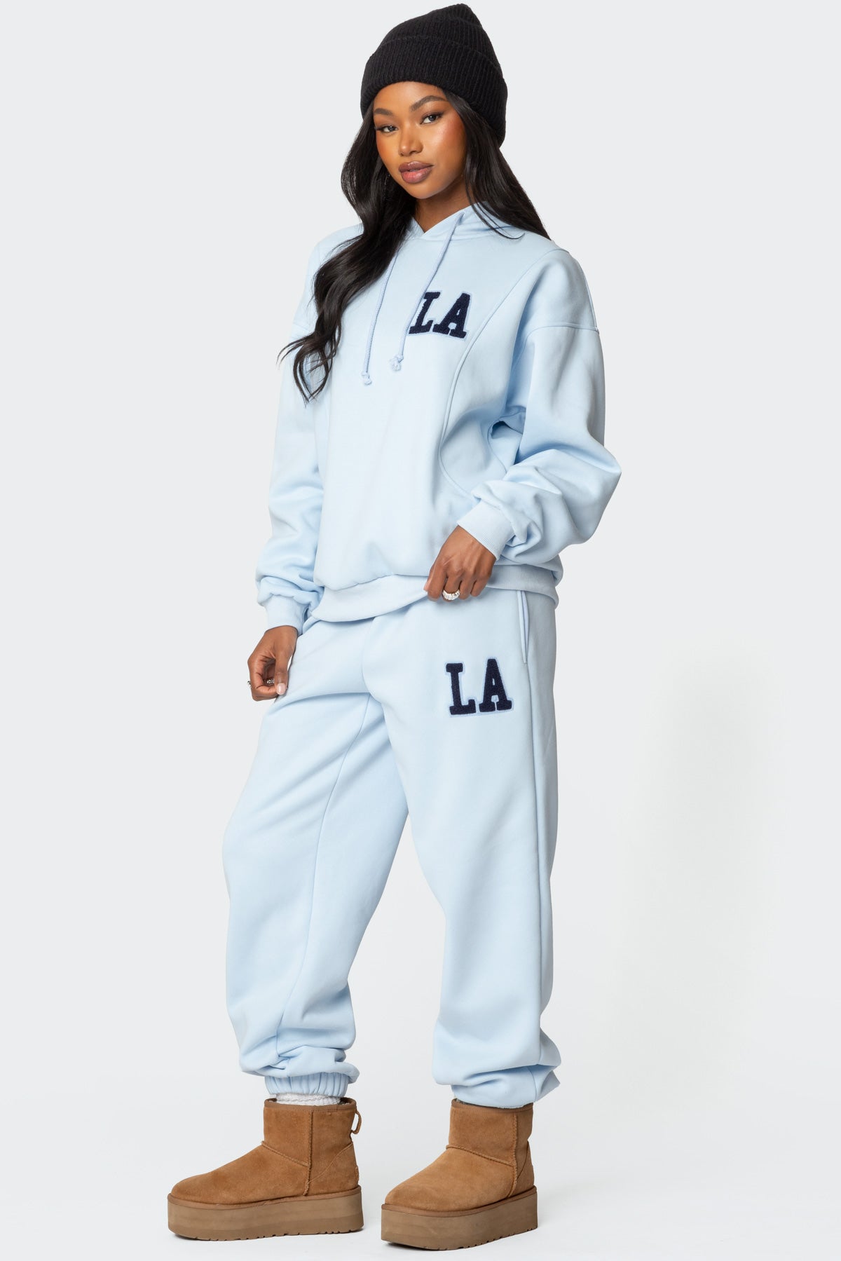 La Love Oversized Sweatpants-Milans Time