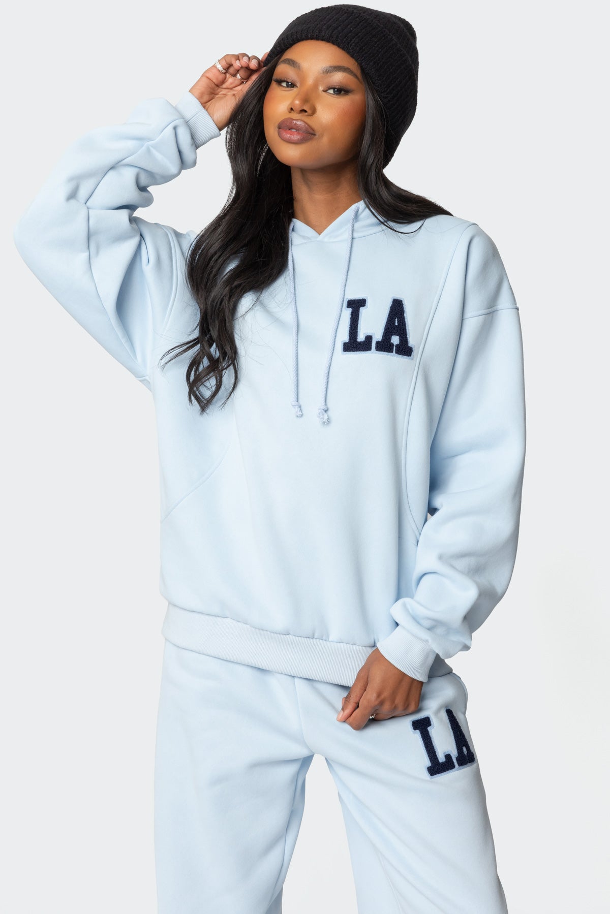 La Love Oversized Hoodie-Milans Time