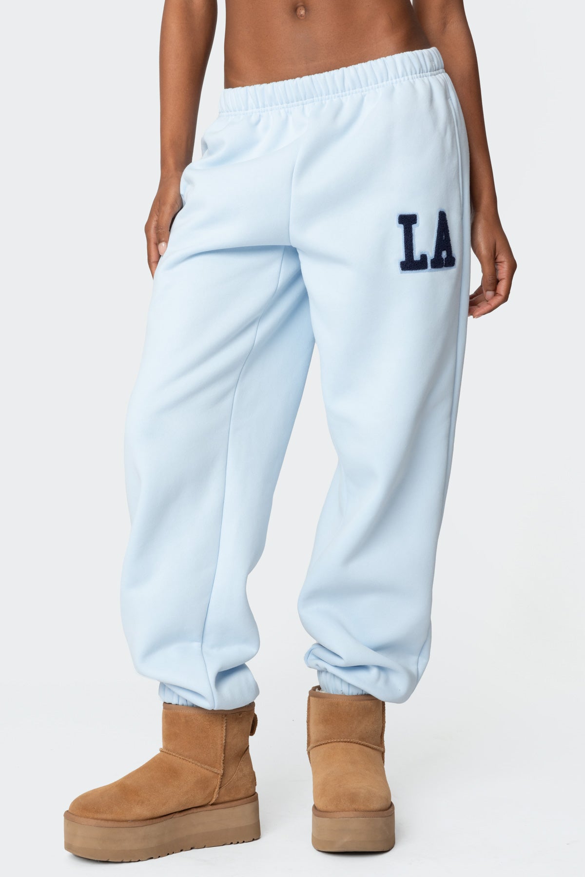 La Love Oversized Sweatpants-Milans Time