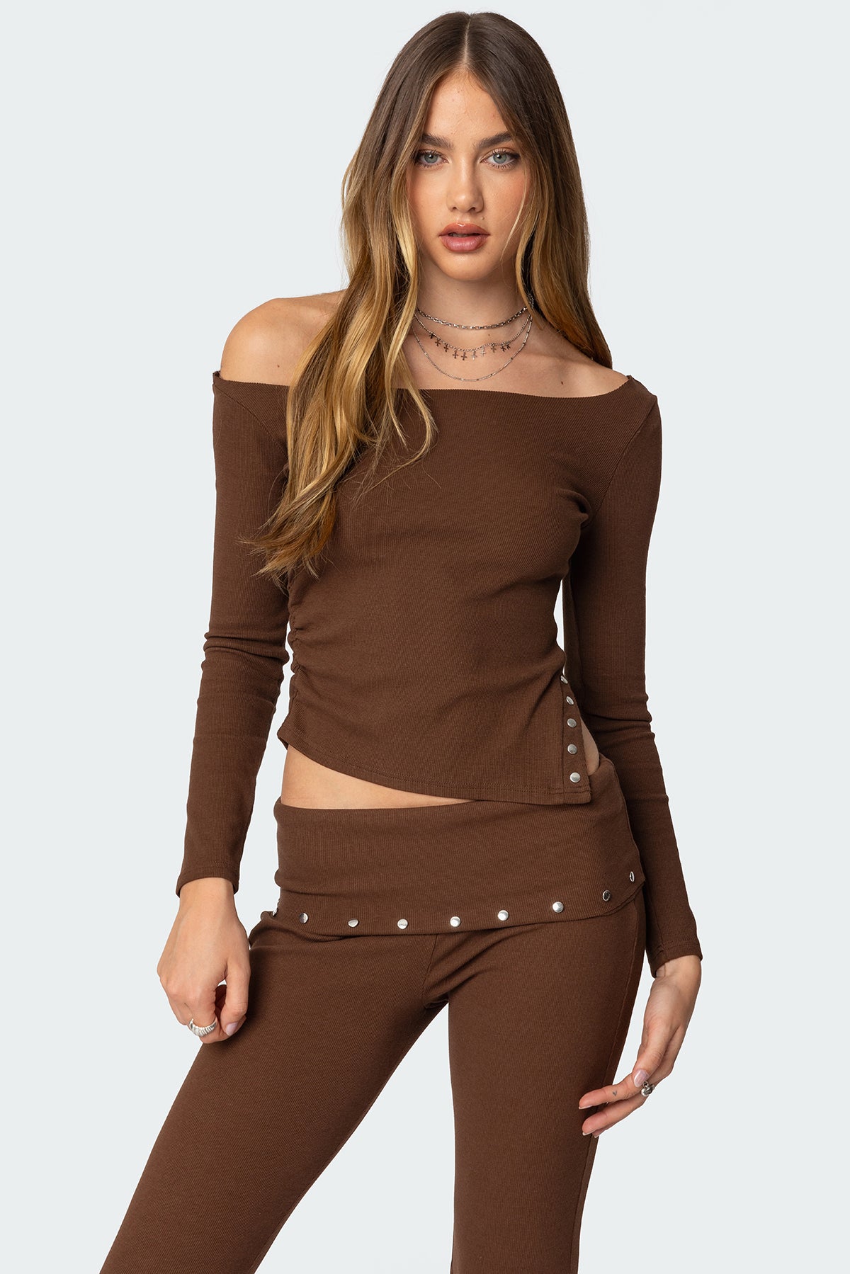 Aries Studded Asymmetric Top-Milans Time