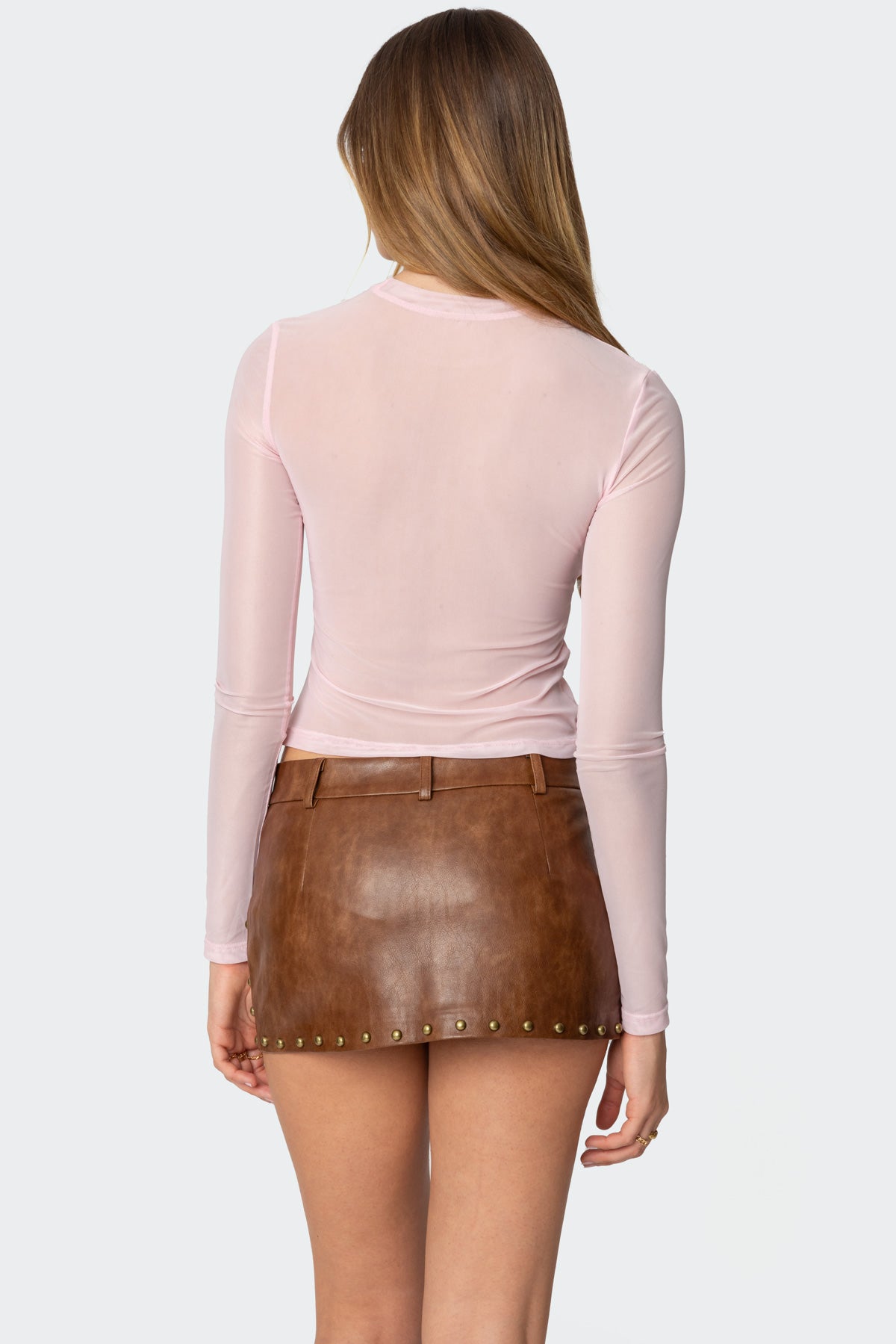 Vita Vintage Printed Mesh Top-Milans Time