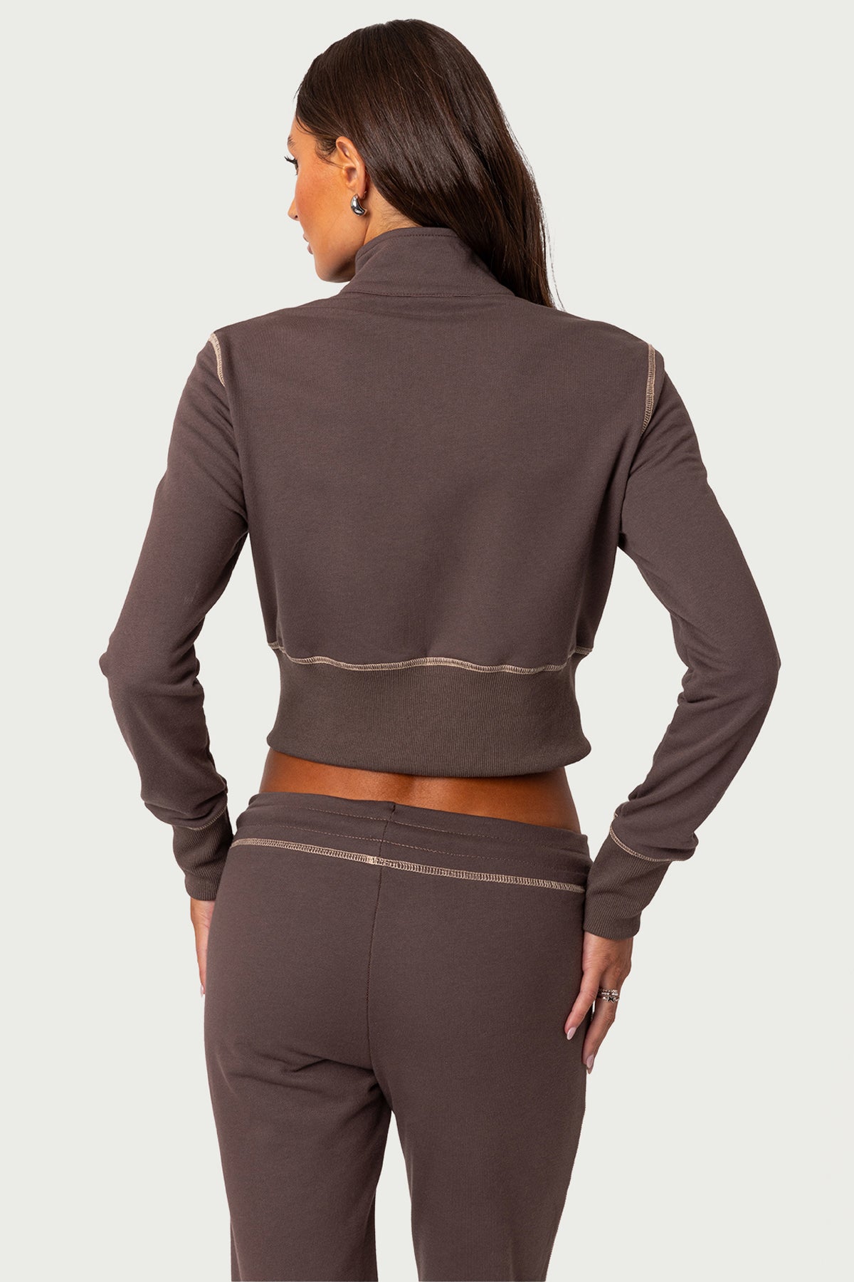 Alexia Zip Up Sweatshirt-Milans Time