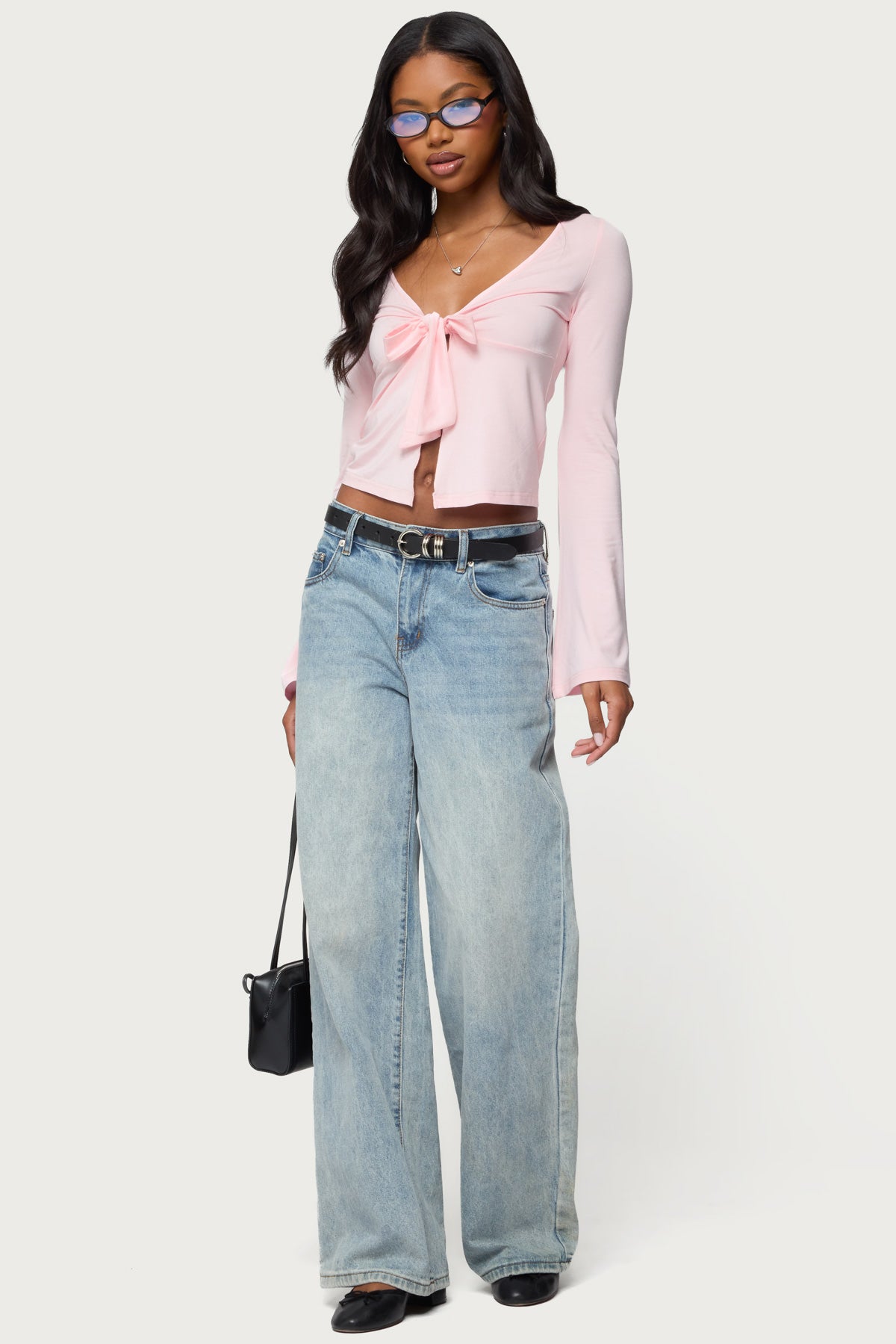 Scarlette Tie Front Top-Milans Time