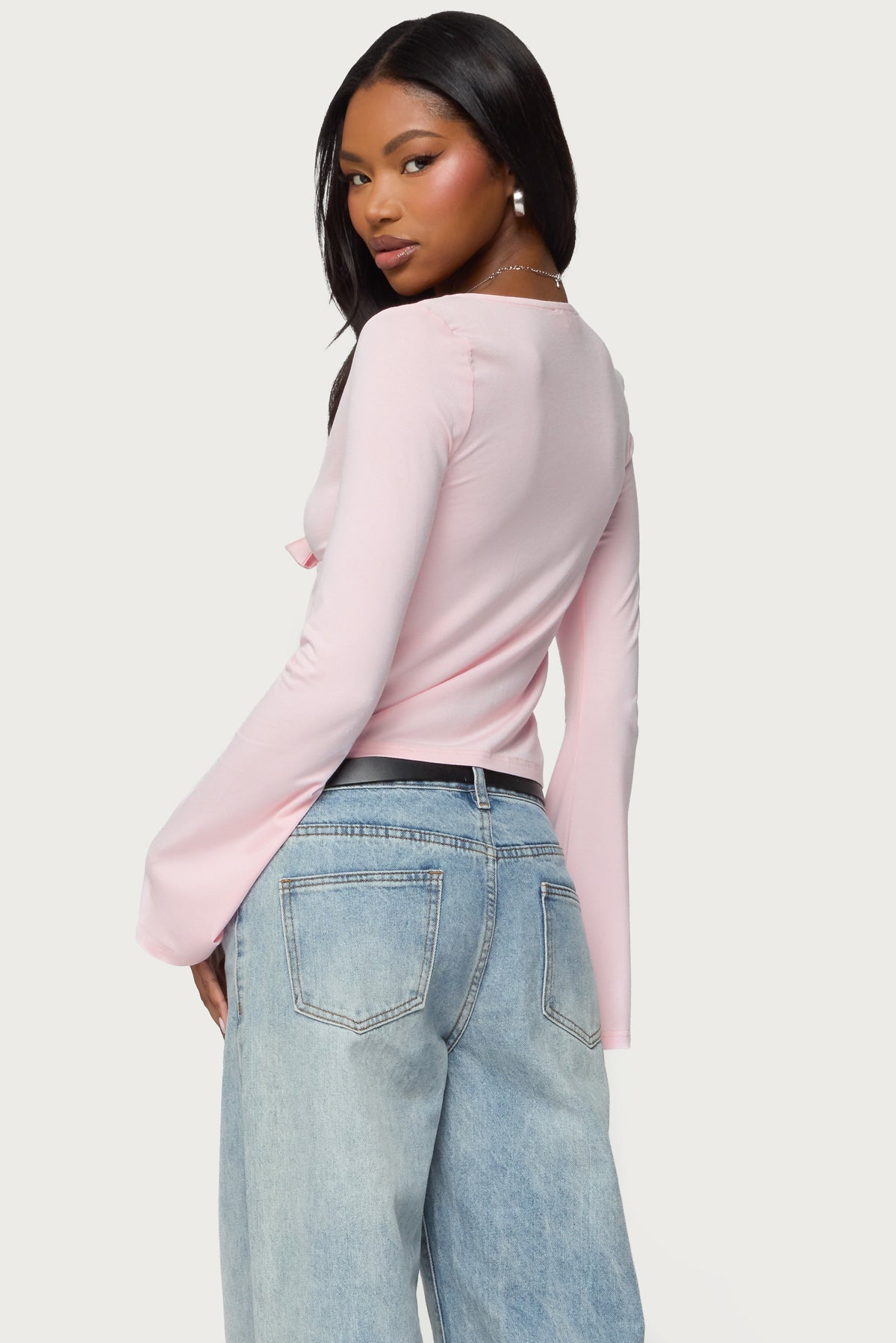 Scarlette Tie Front Top-Milans Time