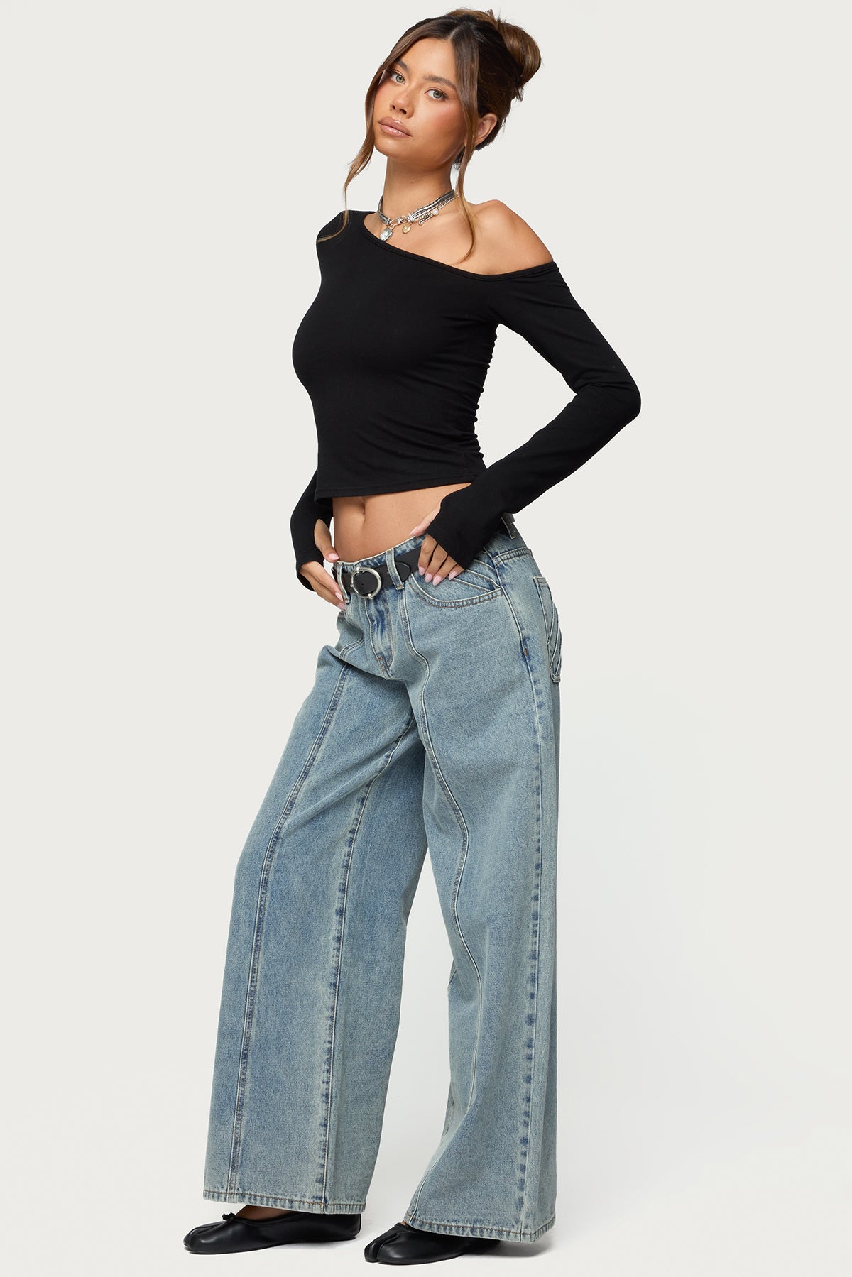 Swan Asymmetric Top-Milans Time