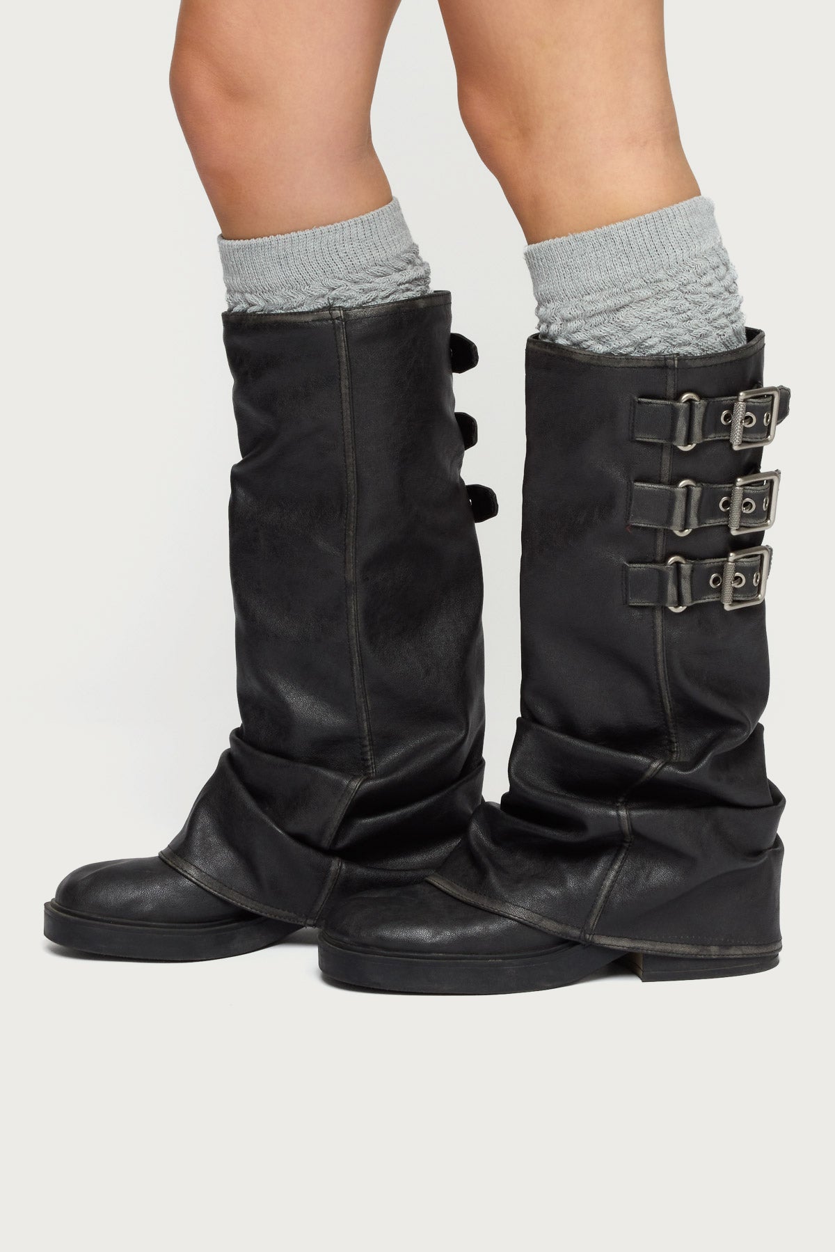 Knee High Scrunch Socks-Milans Time