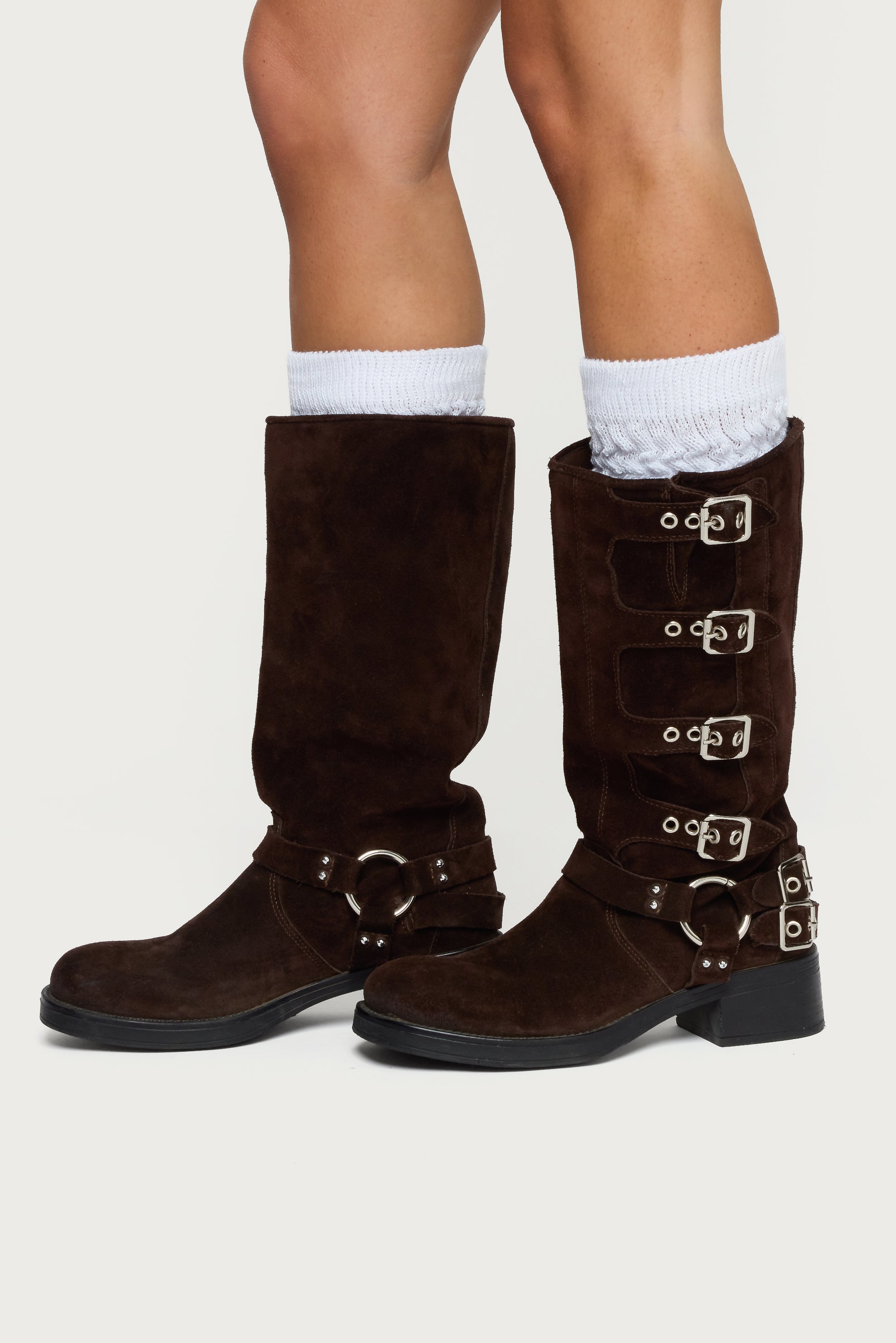 Knee High Scrunch Socks-Milans Time