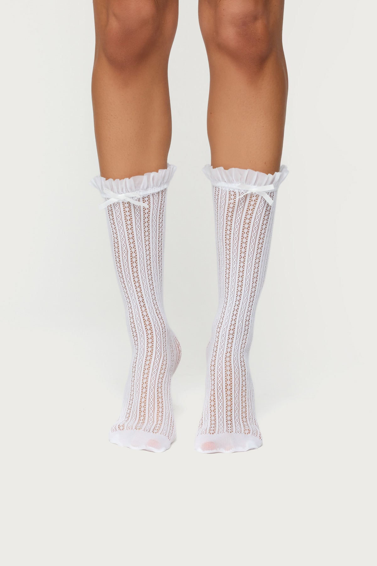 Sheer Lace Socks-Milans Time