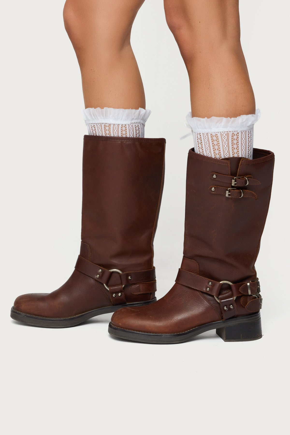 Sheer Lace Socks-Milans Time