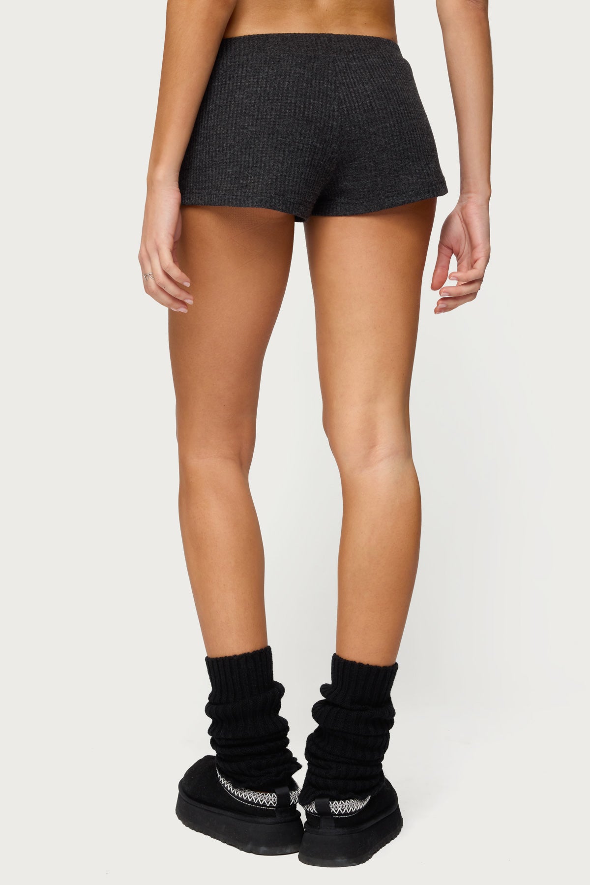 Teddy Waffle Shorts-Milans Time