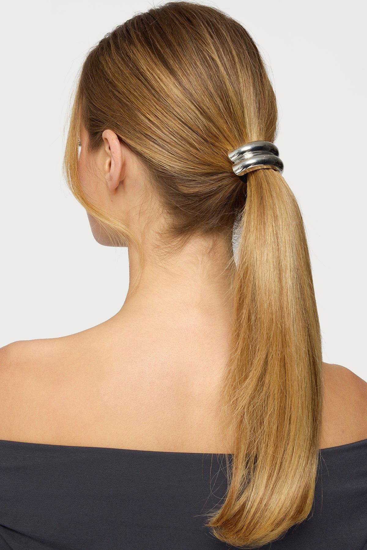 Sleek Double Cuff Hair Tie-Milans Time