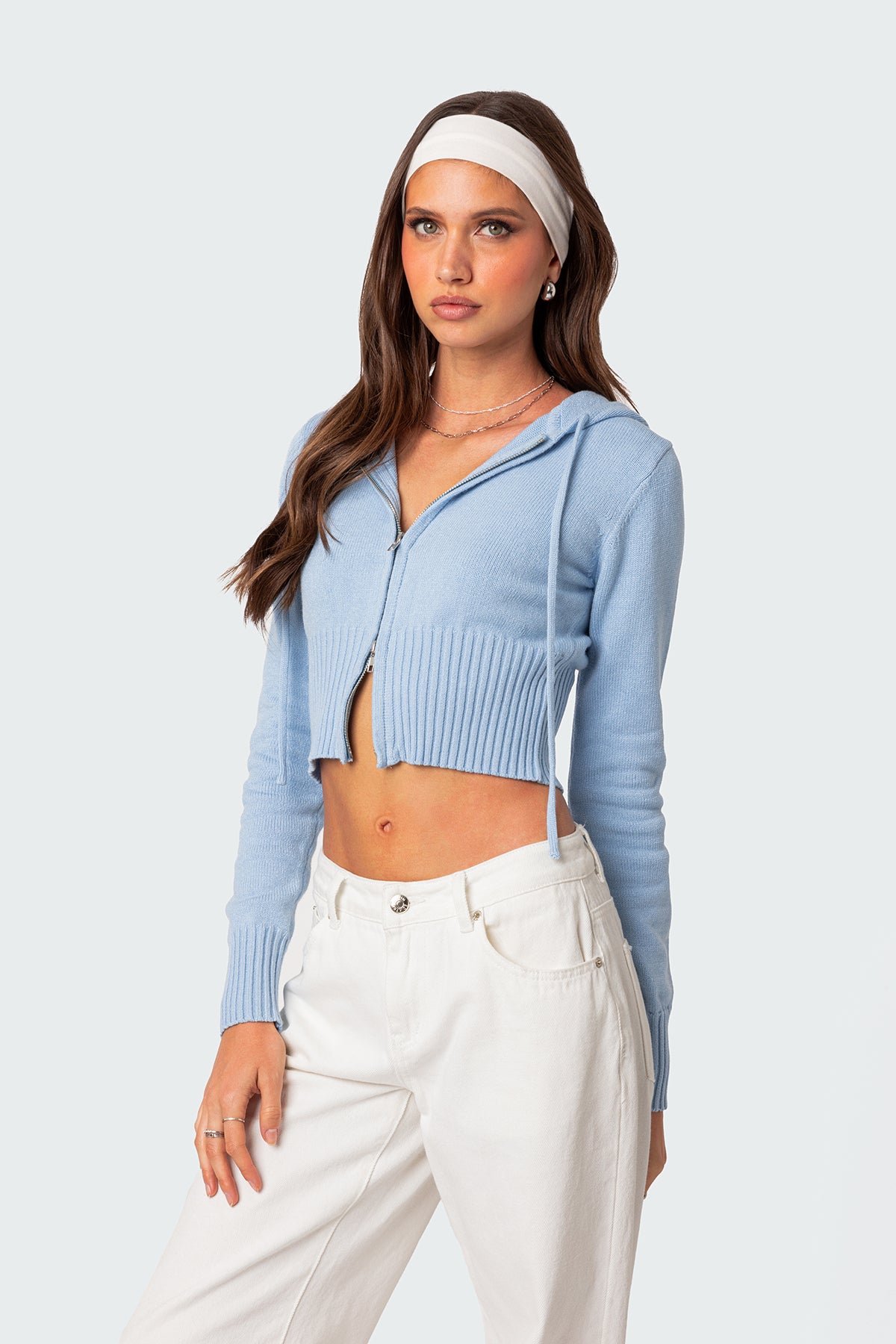 Desiree Knitted Hooded Cardigan-Milans Time