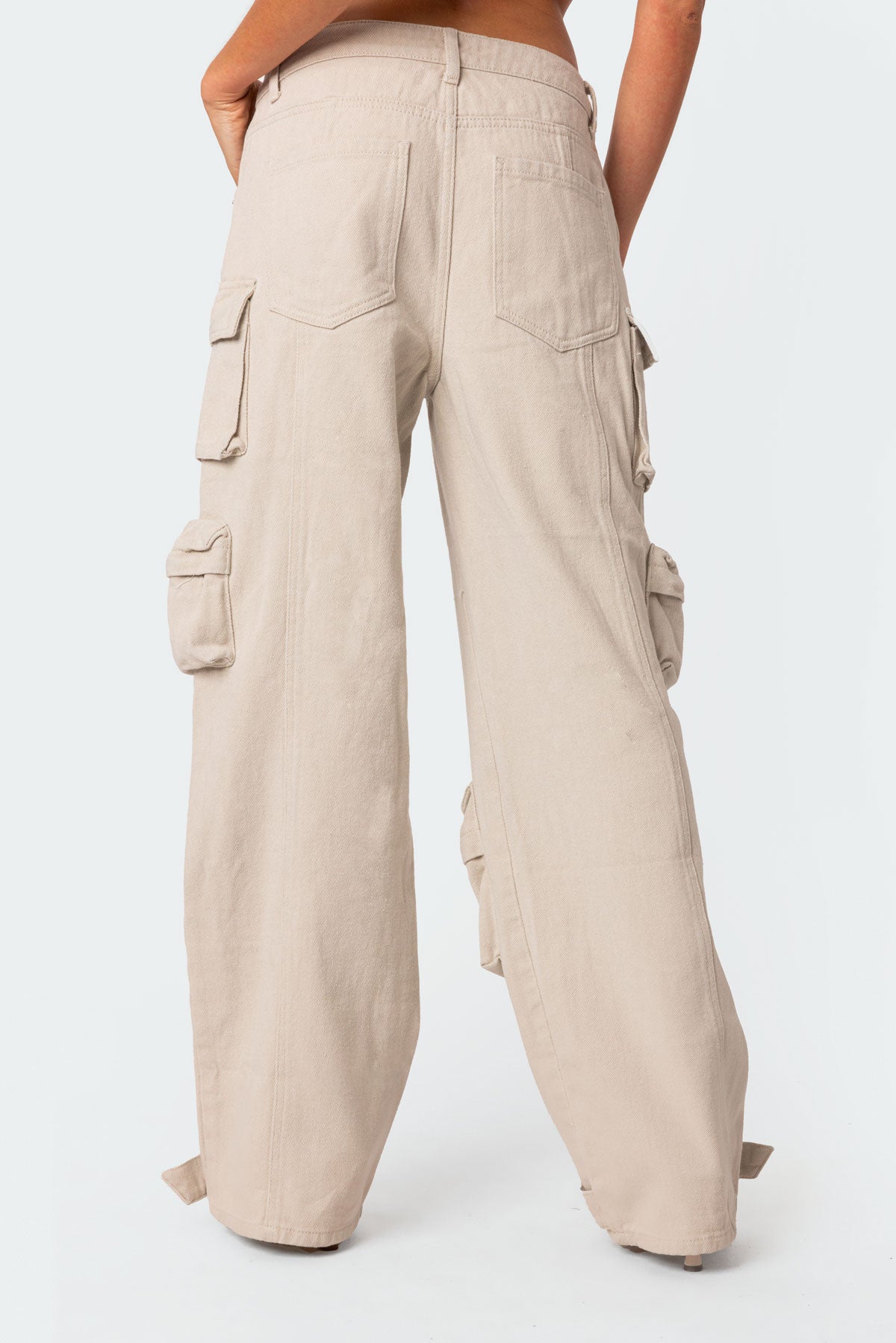 Boyfriend Low Rise Baggy Cargo Jeans-Milans Time