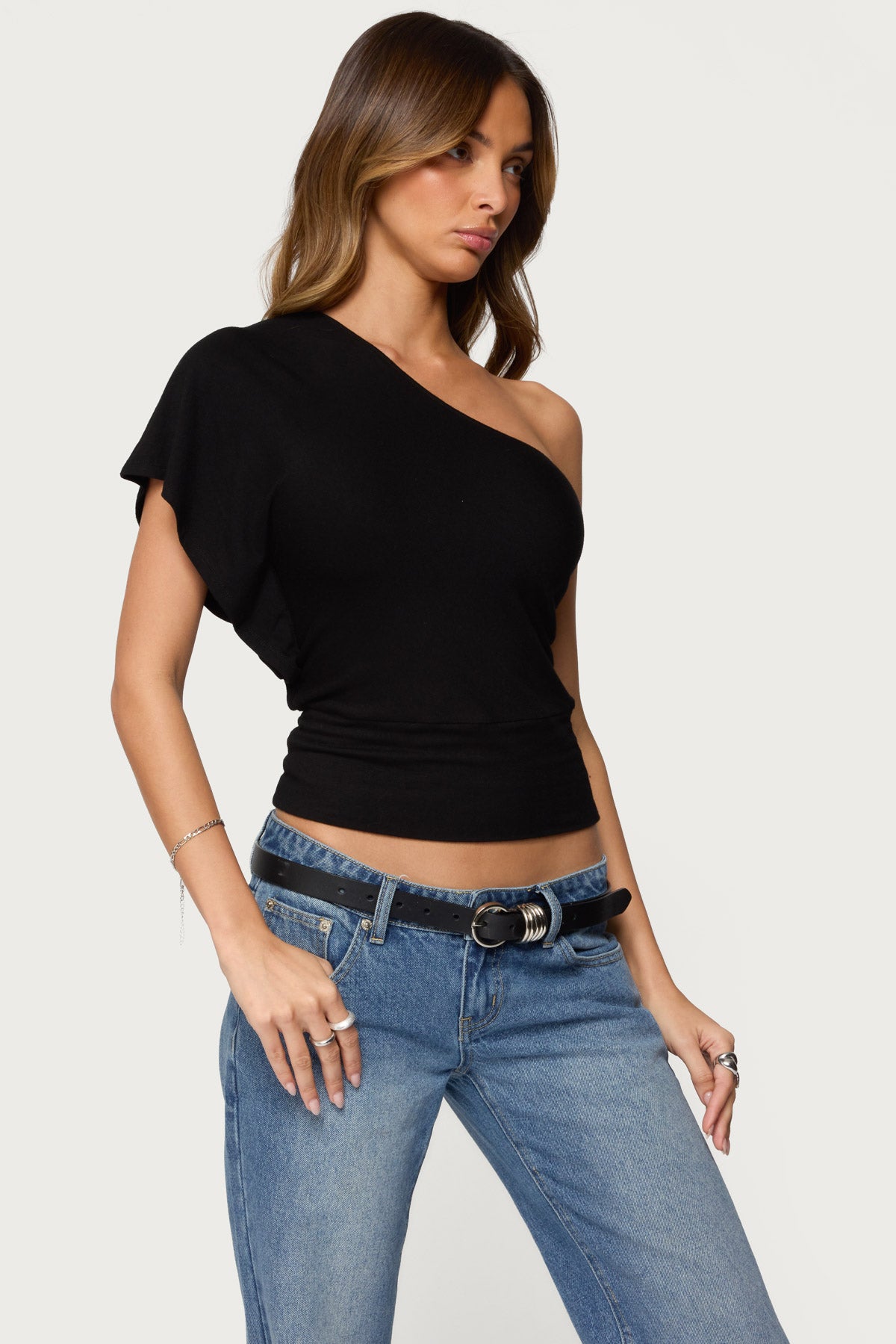Asymmetric One Shoulder Top-Milans Time