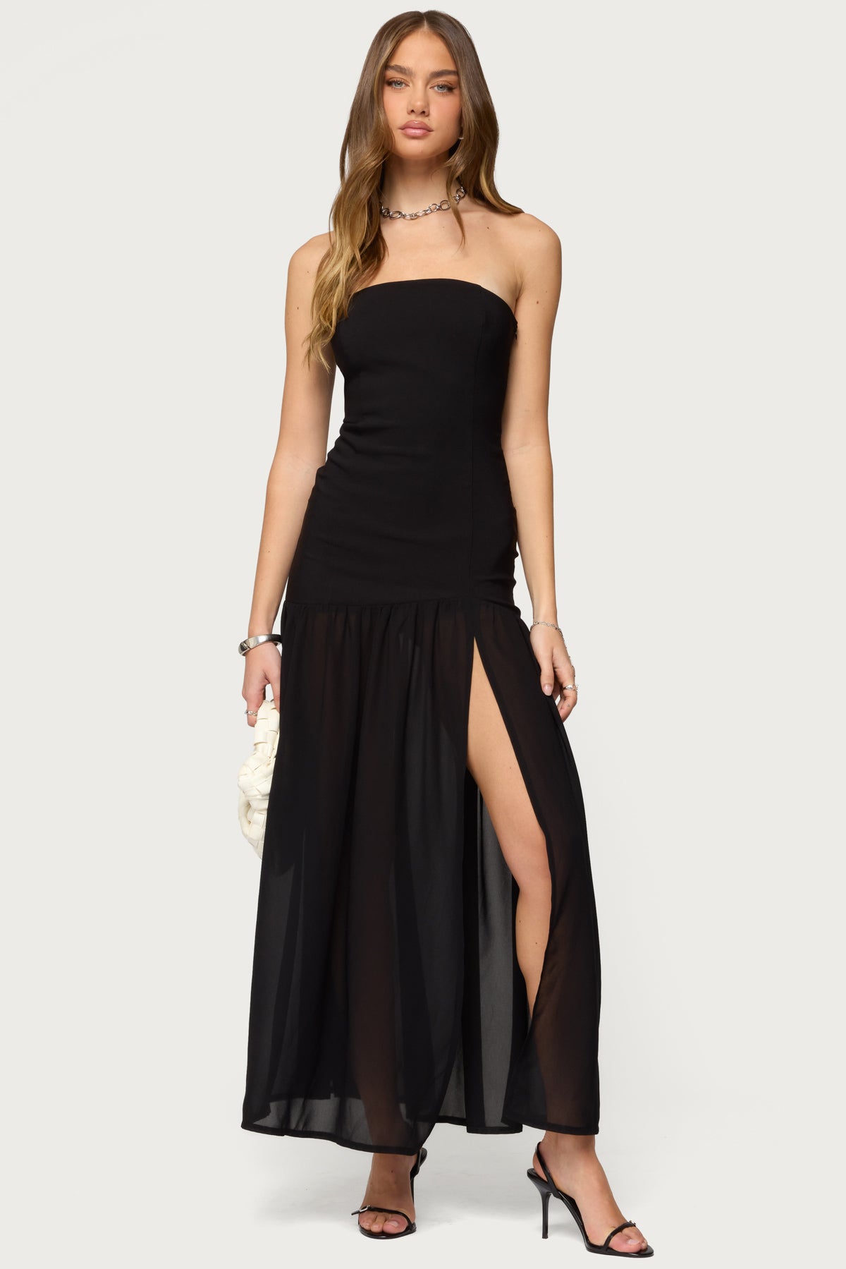 Marisa Strapless Maxi Dress-Milans Time