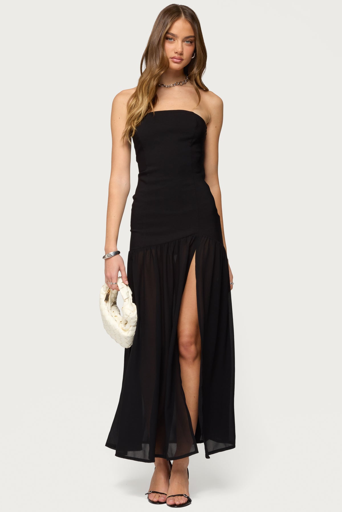 Marisa Strapless Maxi Dress-Milans Time
