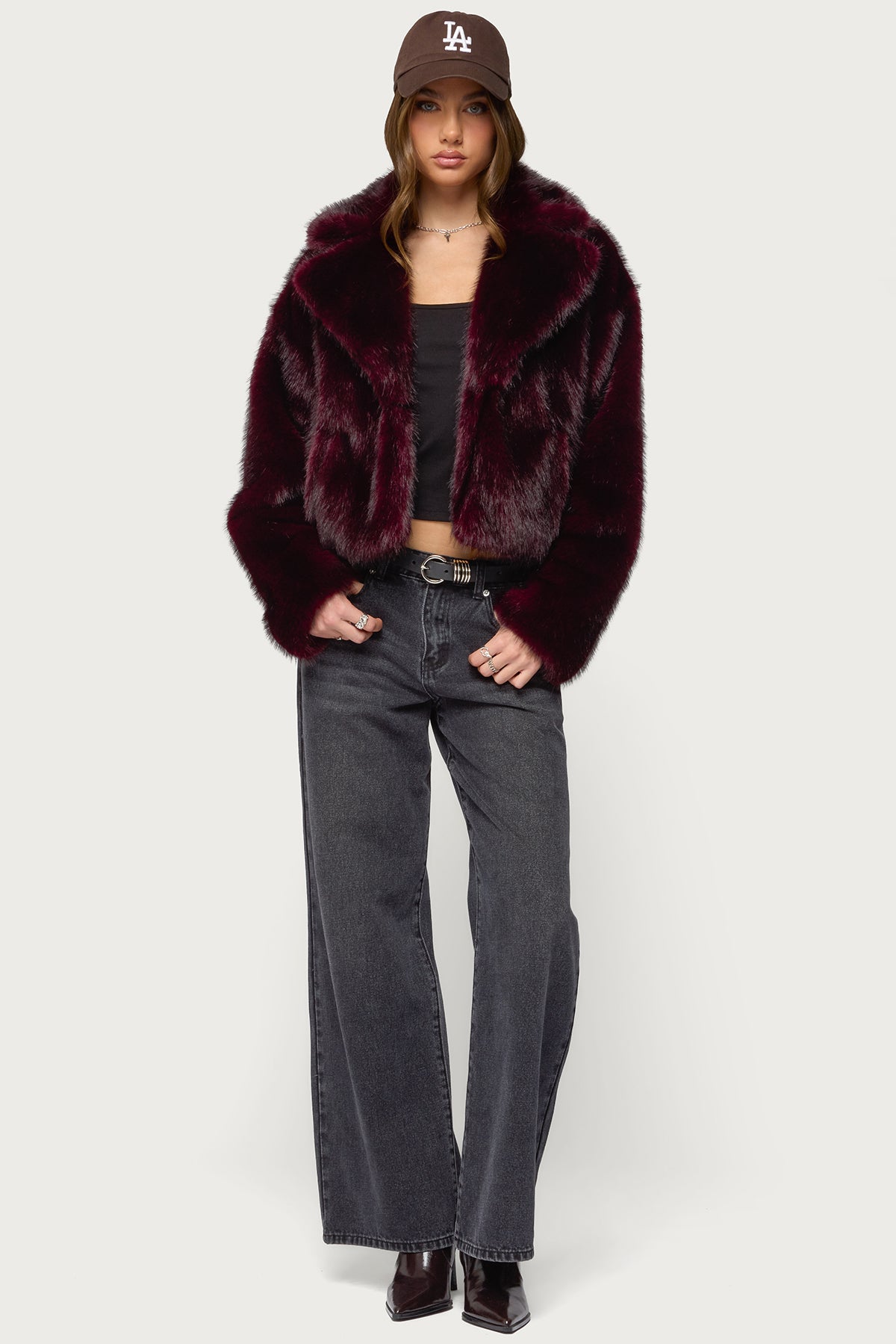 Kamilah Oversized Faux Fur Coat-Milans Time