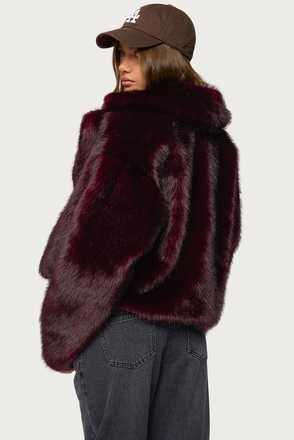 Kamilah Oversized Faux Fur Coat-Milans Time