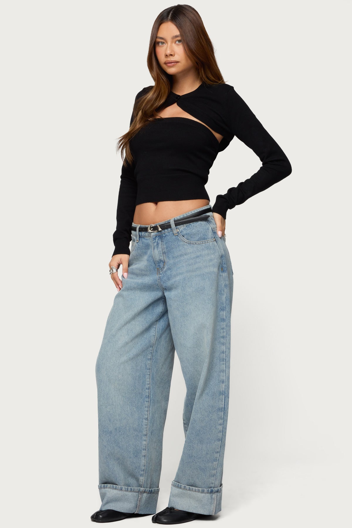 Knit Two Piece Shrug & Tube Top-Milans Time