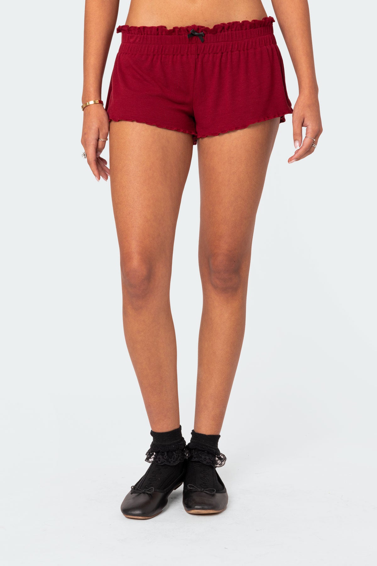 Gilmore Ribbed Shorts-Milans Time