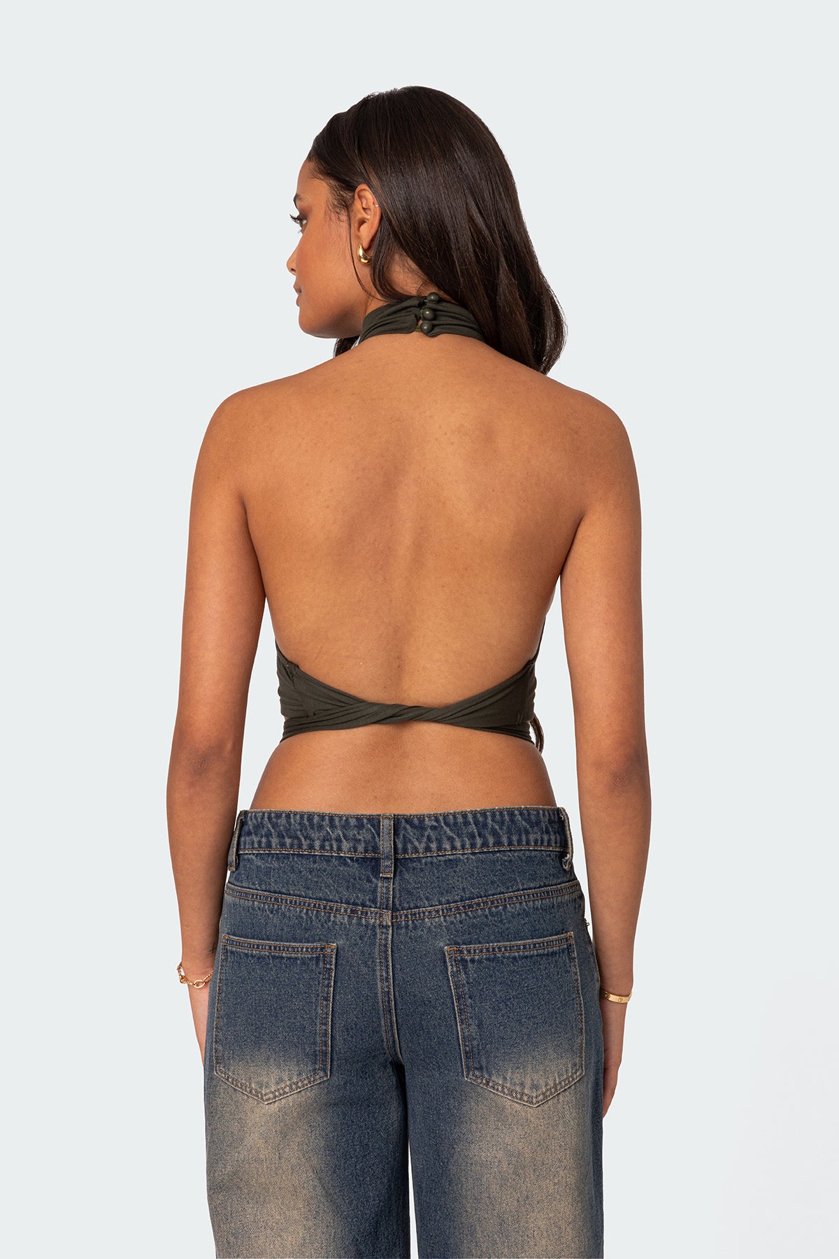 Hamlin Wrap Tie Crop Top-Milans Time