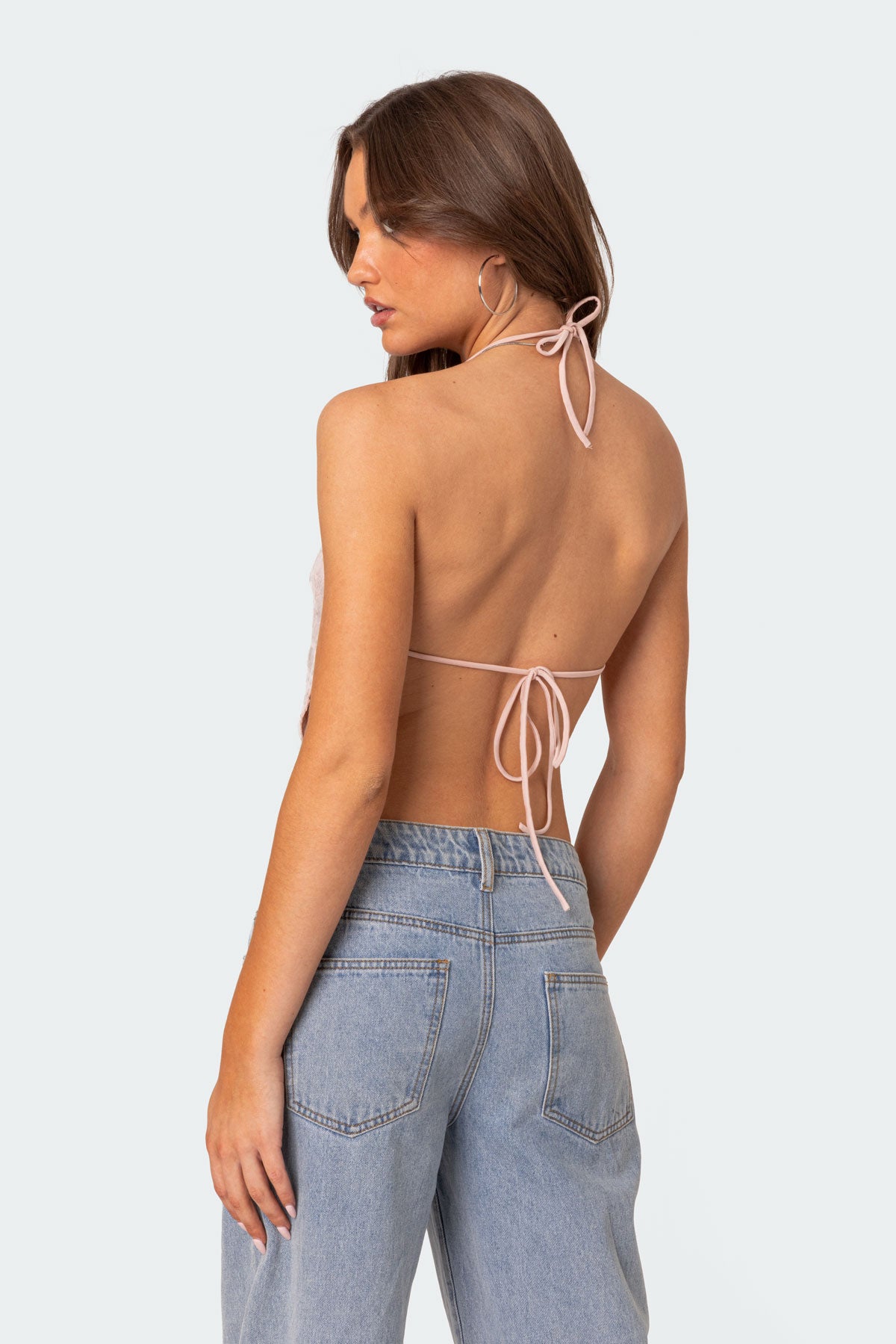 Confetti Sequin Open Back Top-Milans Time