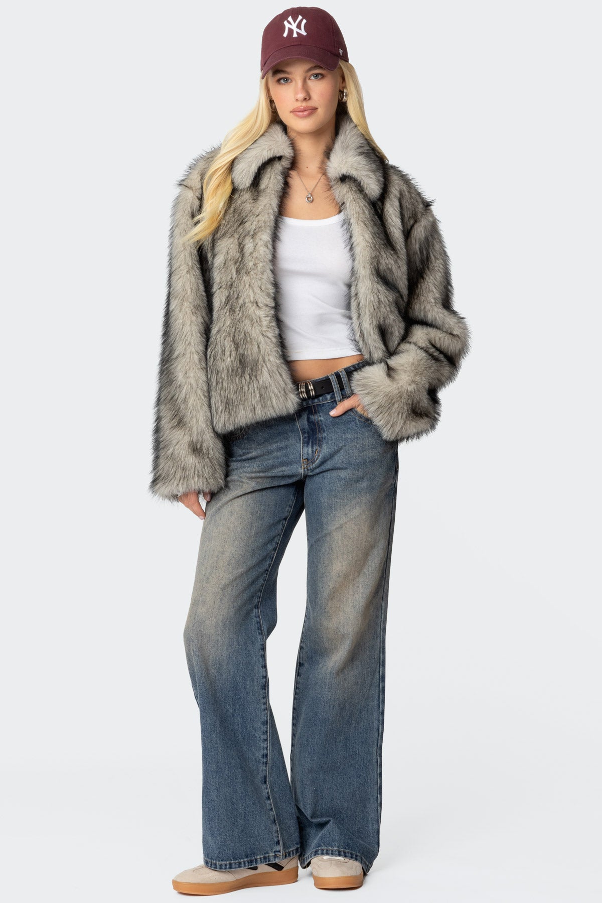 Mob Wife Faux Fur Jacket-Milans Time