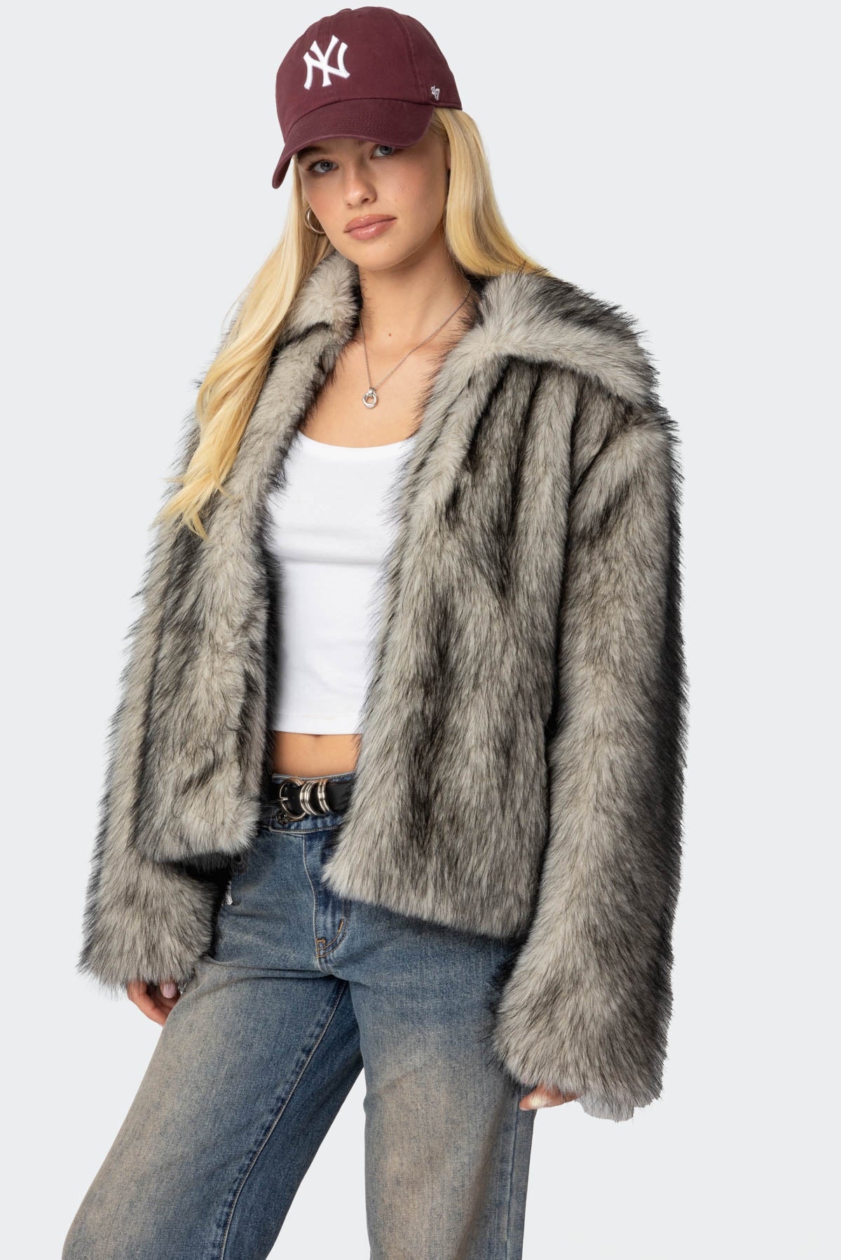Mob Wife Faux Fur Jacket-Milans Time