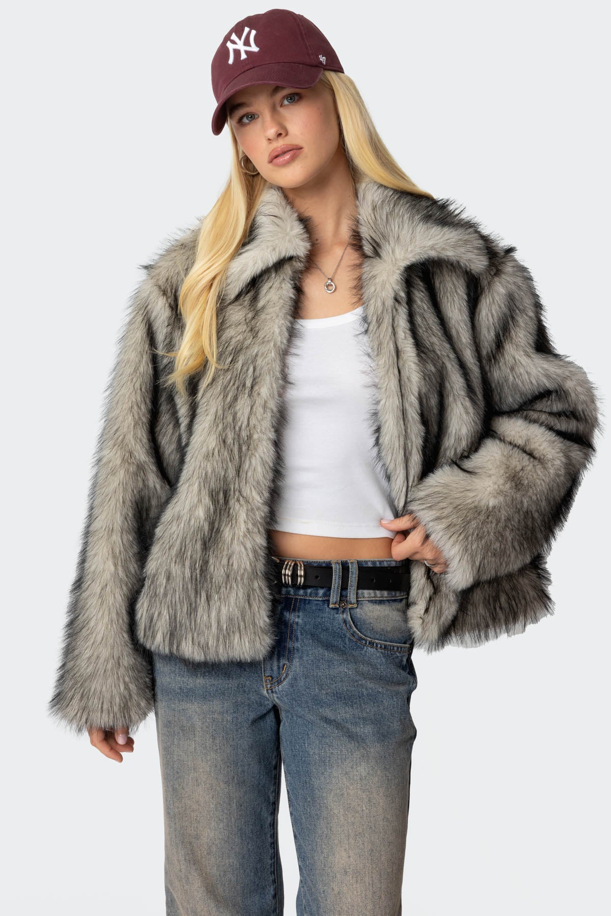 Mob Wife Faux Fur Jacket-Milans Time