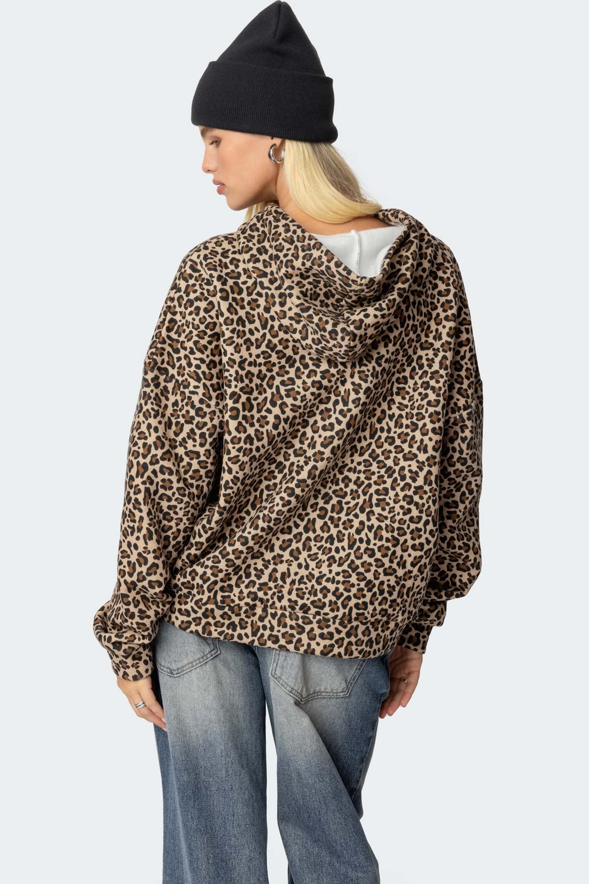Leopard Magic 8 Oversized Hoodie-Milans Time
