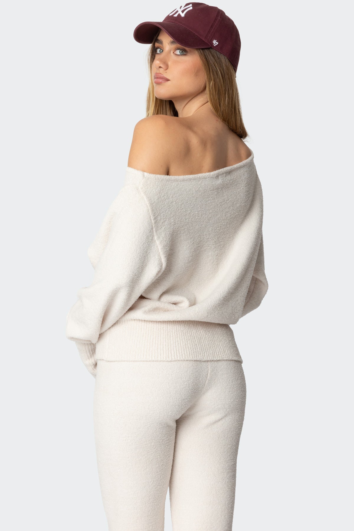 Plush Oversized Asymmetric Sweater-Milans Time