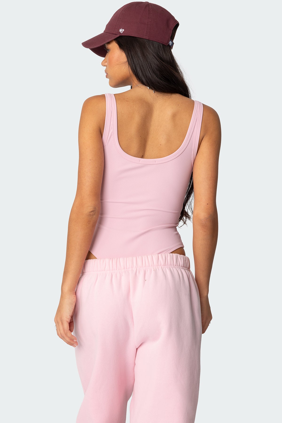 Lakely Ribbed Bodysuit-Milans Time