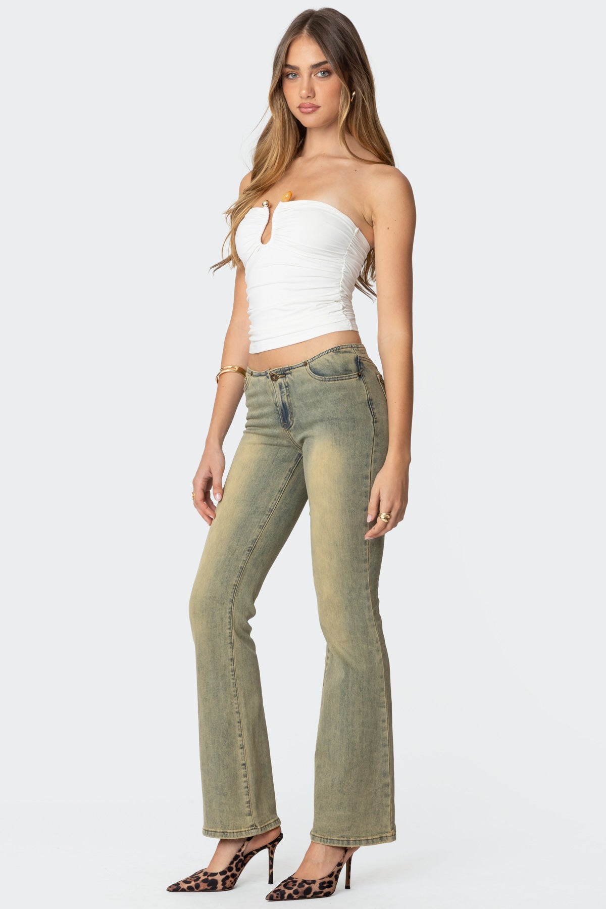 Curved U Strapless Top-Milans Time