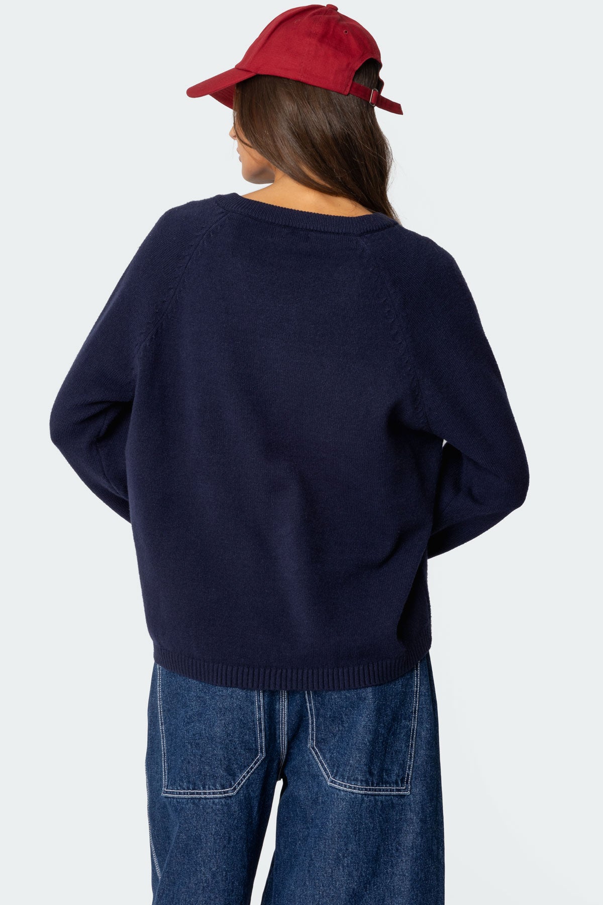 Martha Oversized V Neck Sweater-Milans Time