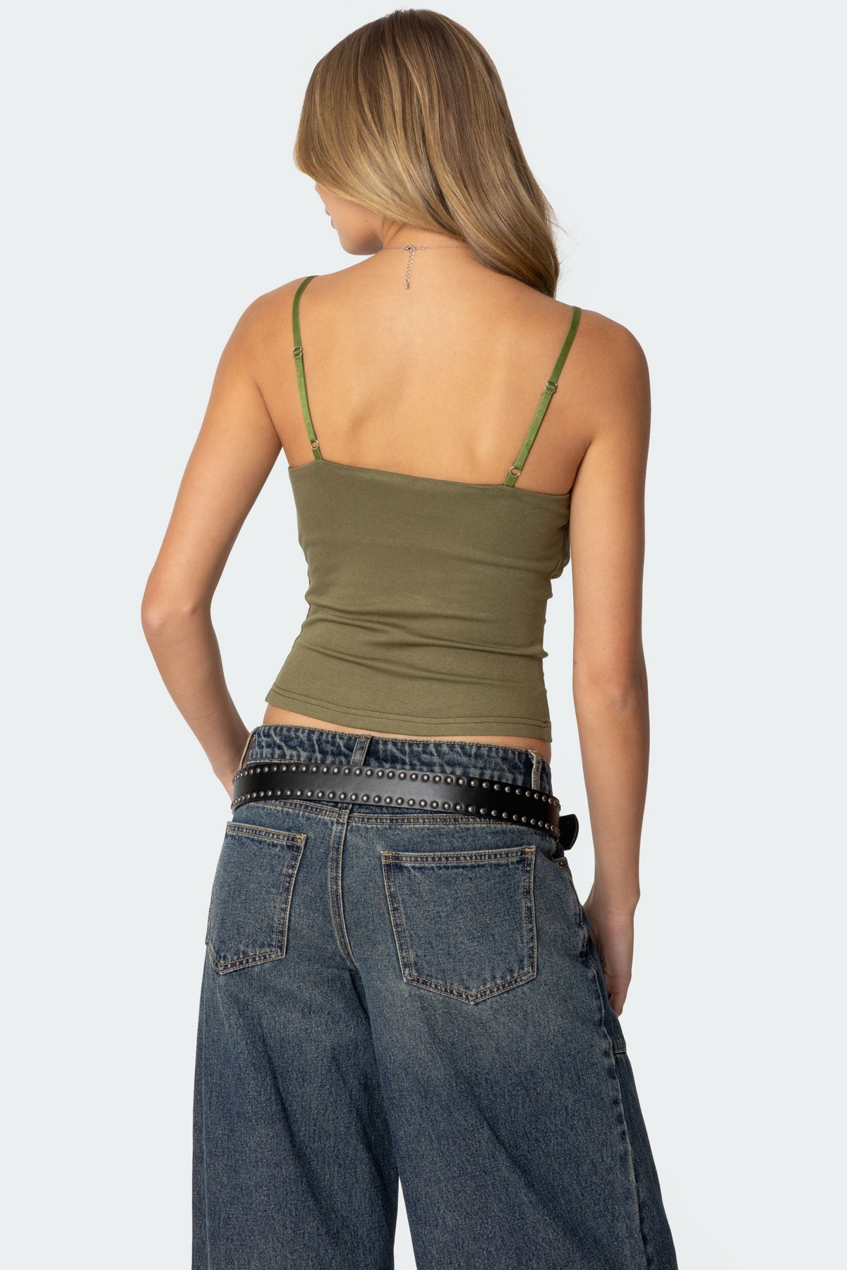 Layered Bra Cowl Neck Top-Milans Time