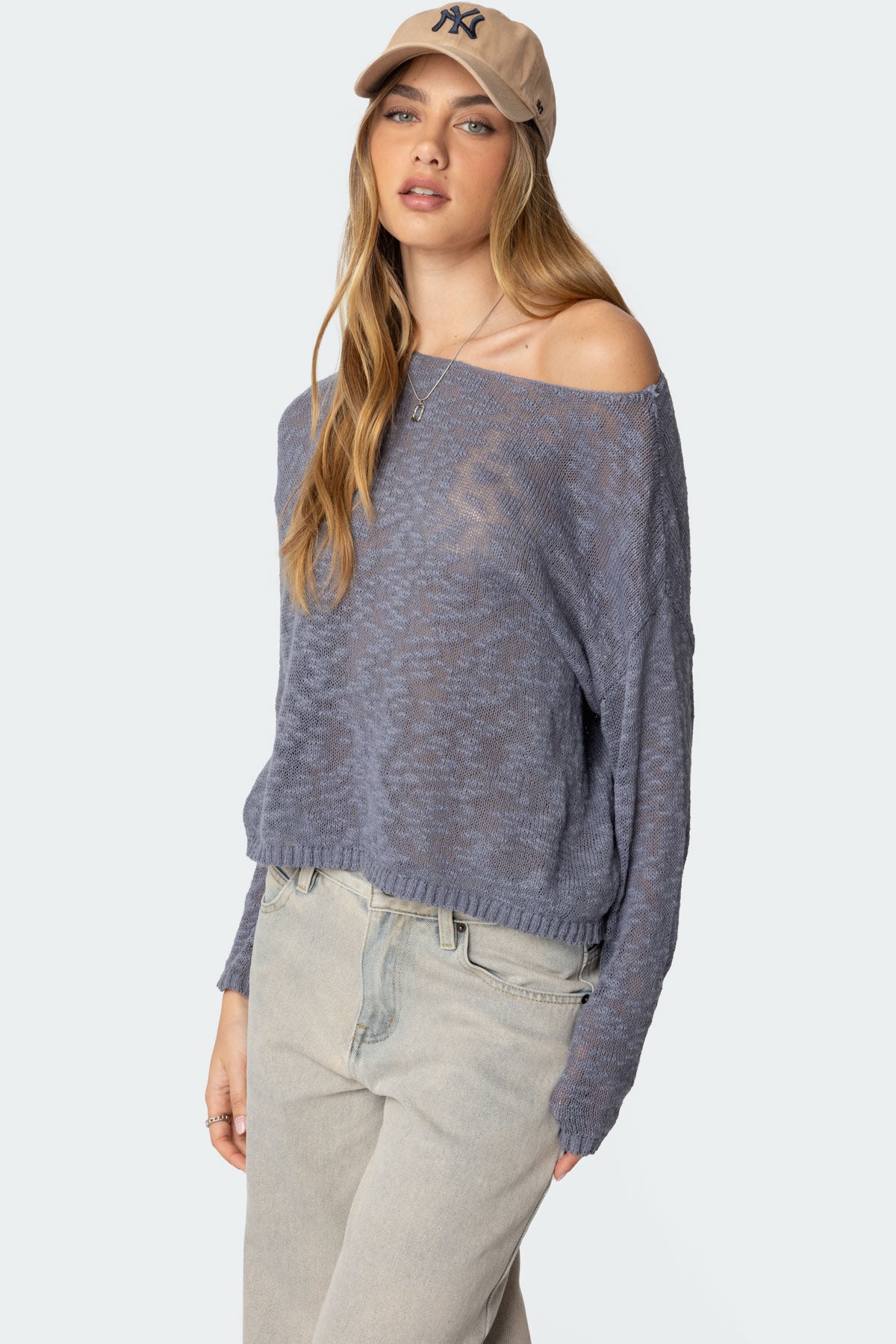 Bri Oversized Boat Neck Sweater-Milans Time