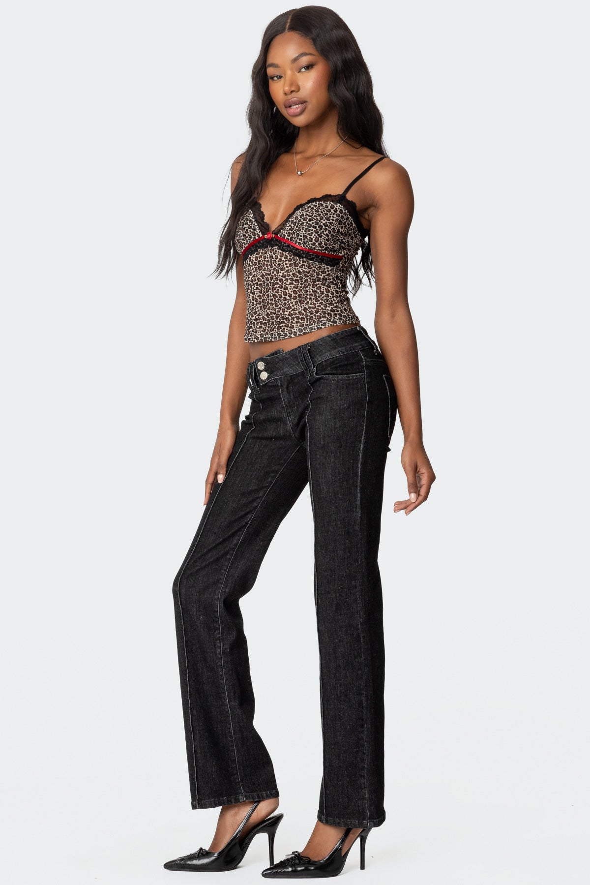 Lacey Leopard Mesh Tank Top-Milans Time