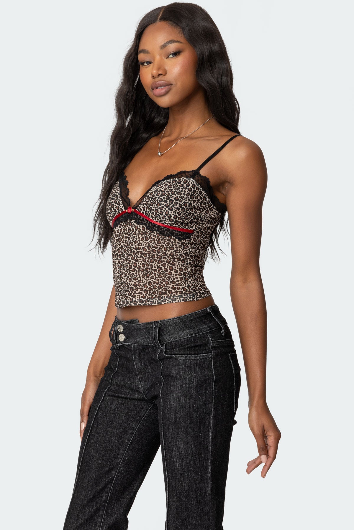 Lacey Leopard Mesh Tank Top-Milans Time