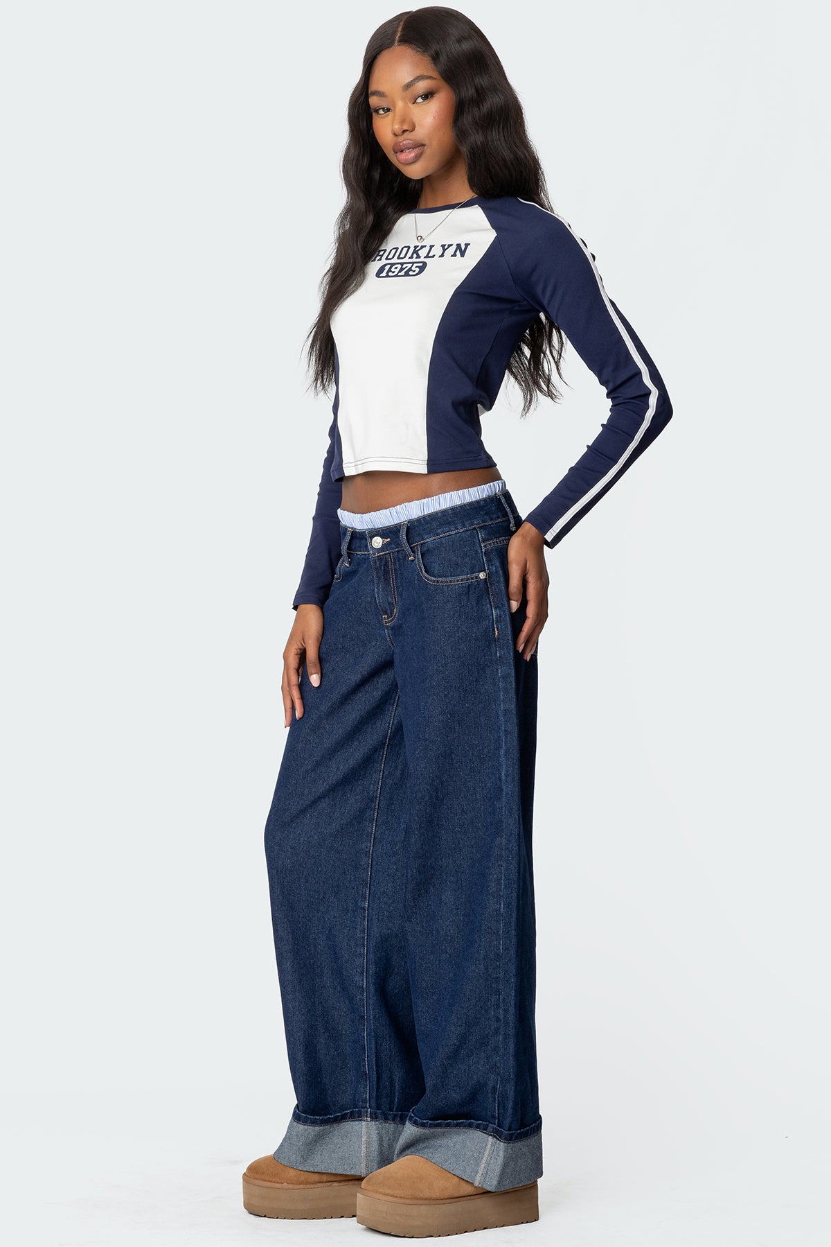 Brooklyn Raglan Long Sleeve T Shirt-Milans Time