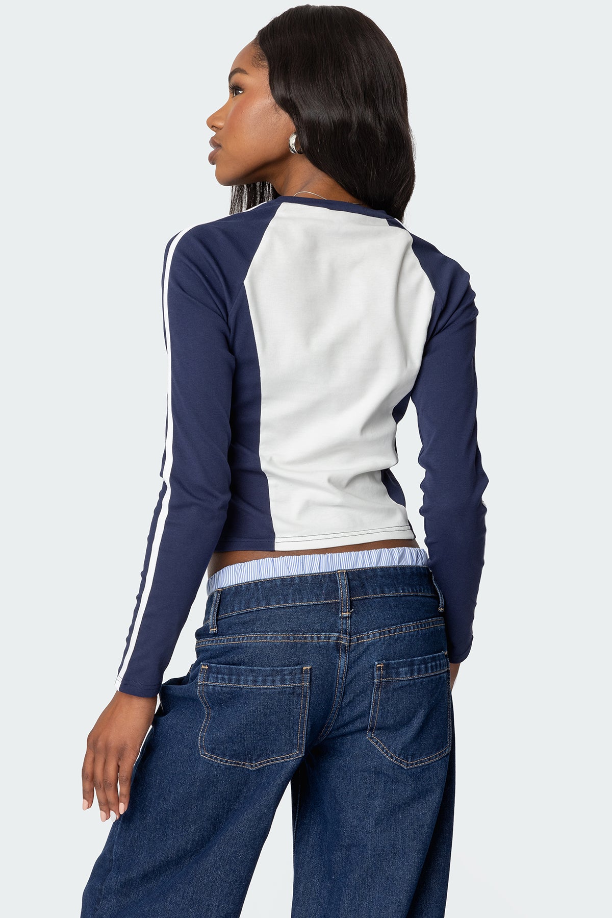 Brooklyn Raglan Long Sleeve T Shirt-Milans Time