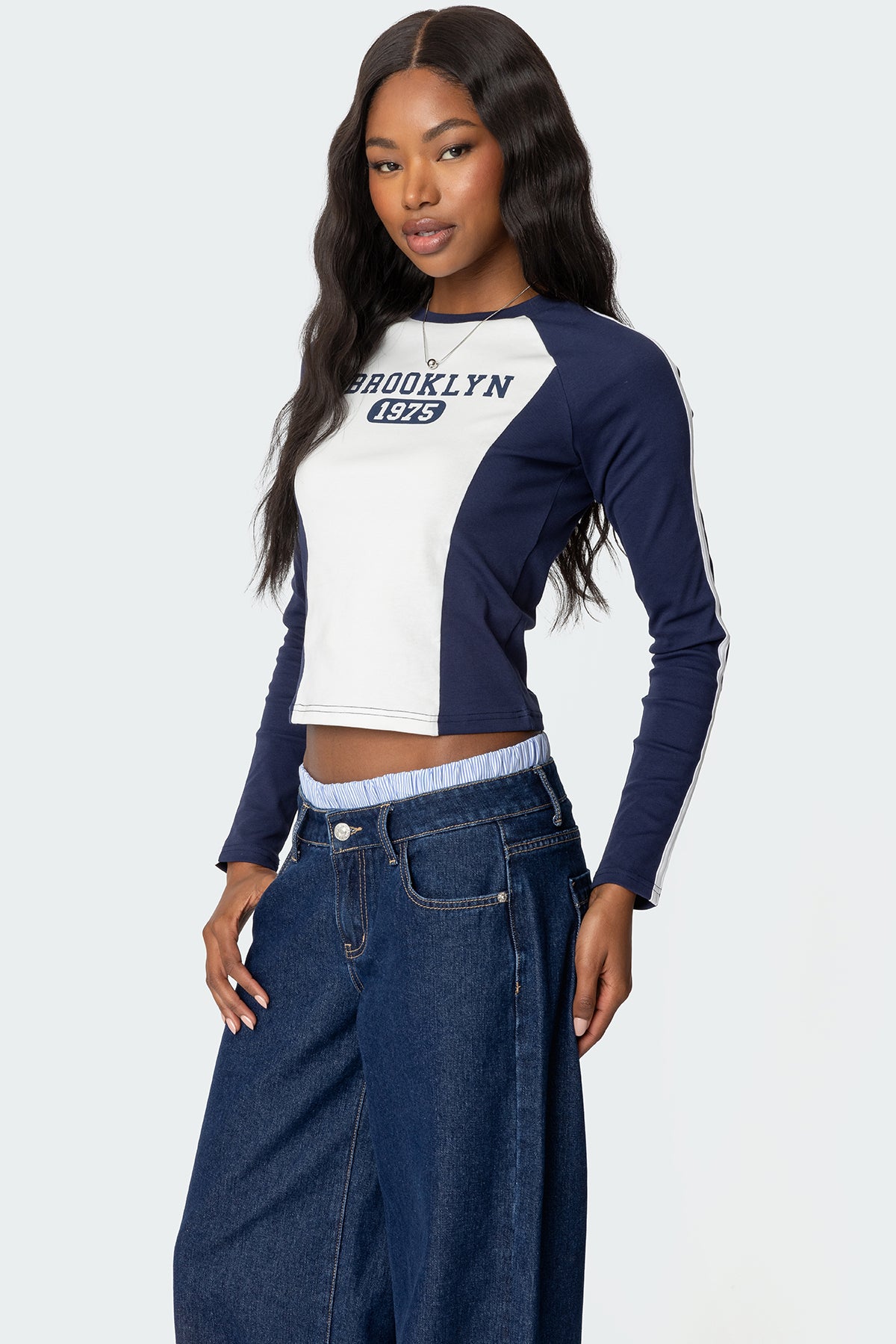 Brooklyn Raglan Long Sleeve T Shirt-Milans Time