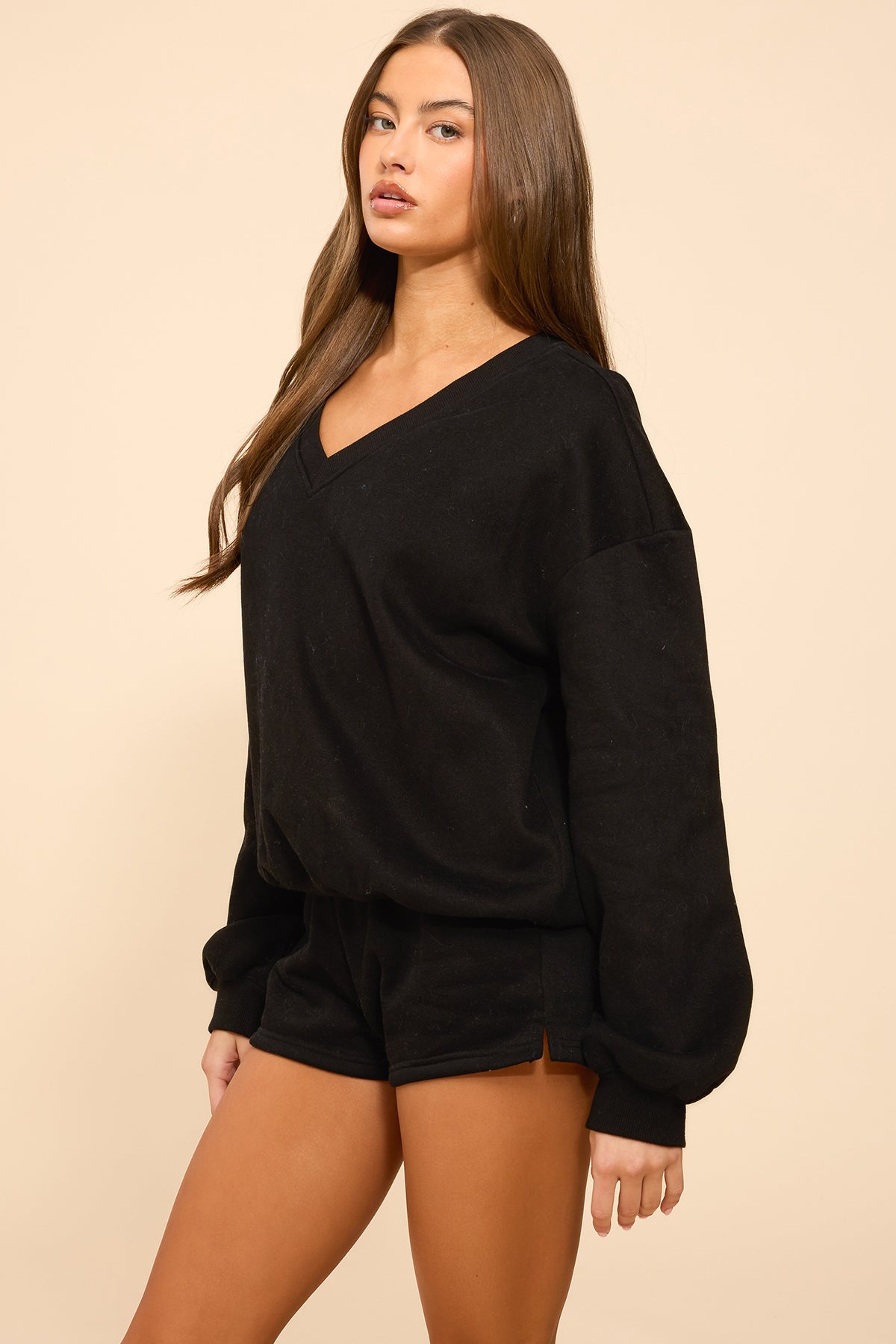 Bronte V Neck Sweatshirt-Milans Time