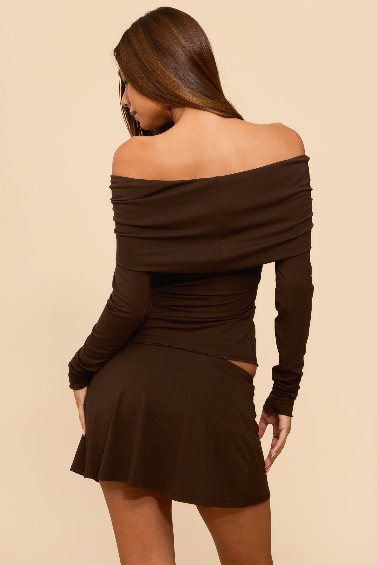 Habiba Foldover Off Shoulder Top-Milans Time