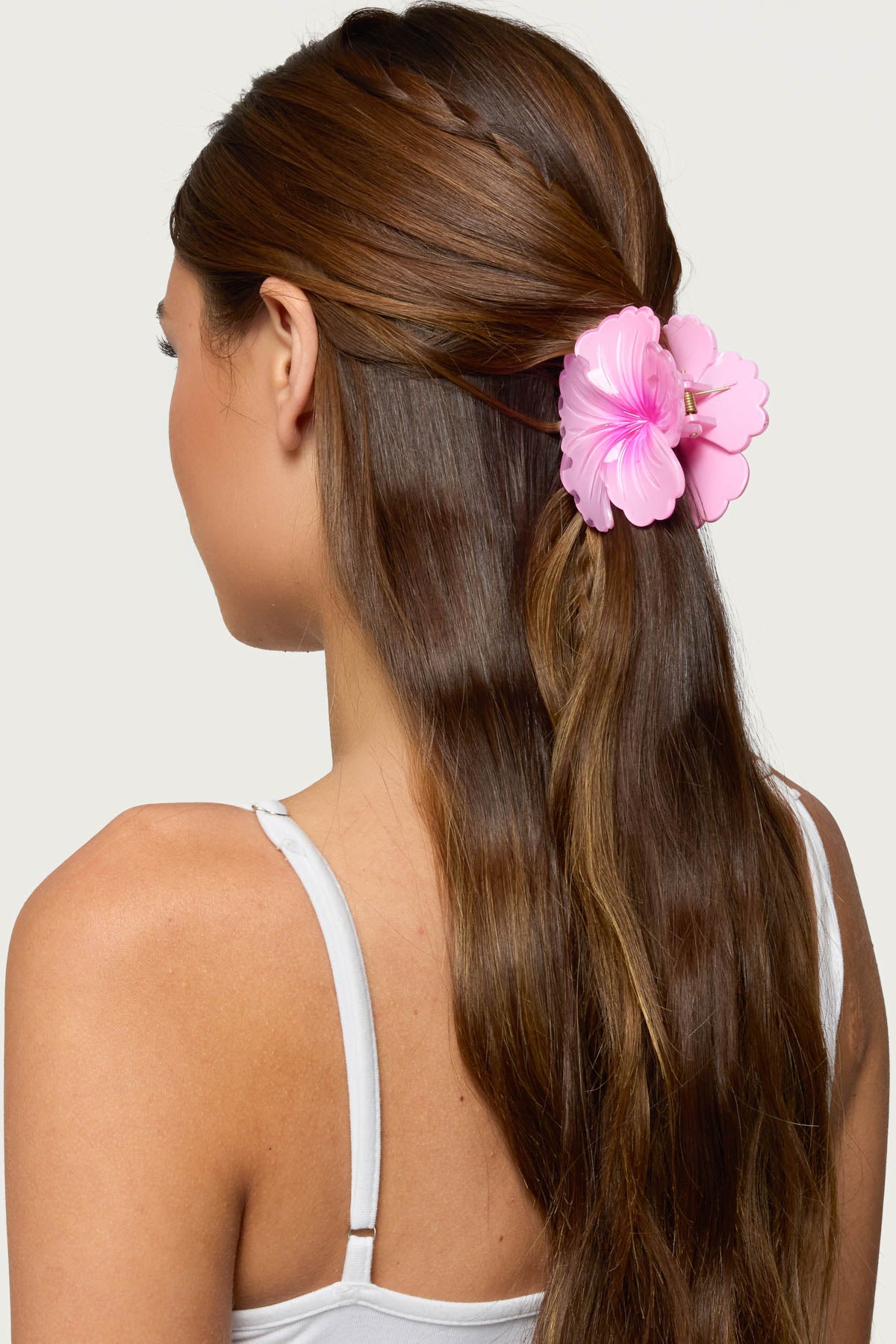 Hibiscus Flower Claw Clip-Milans Time