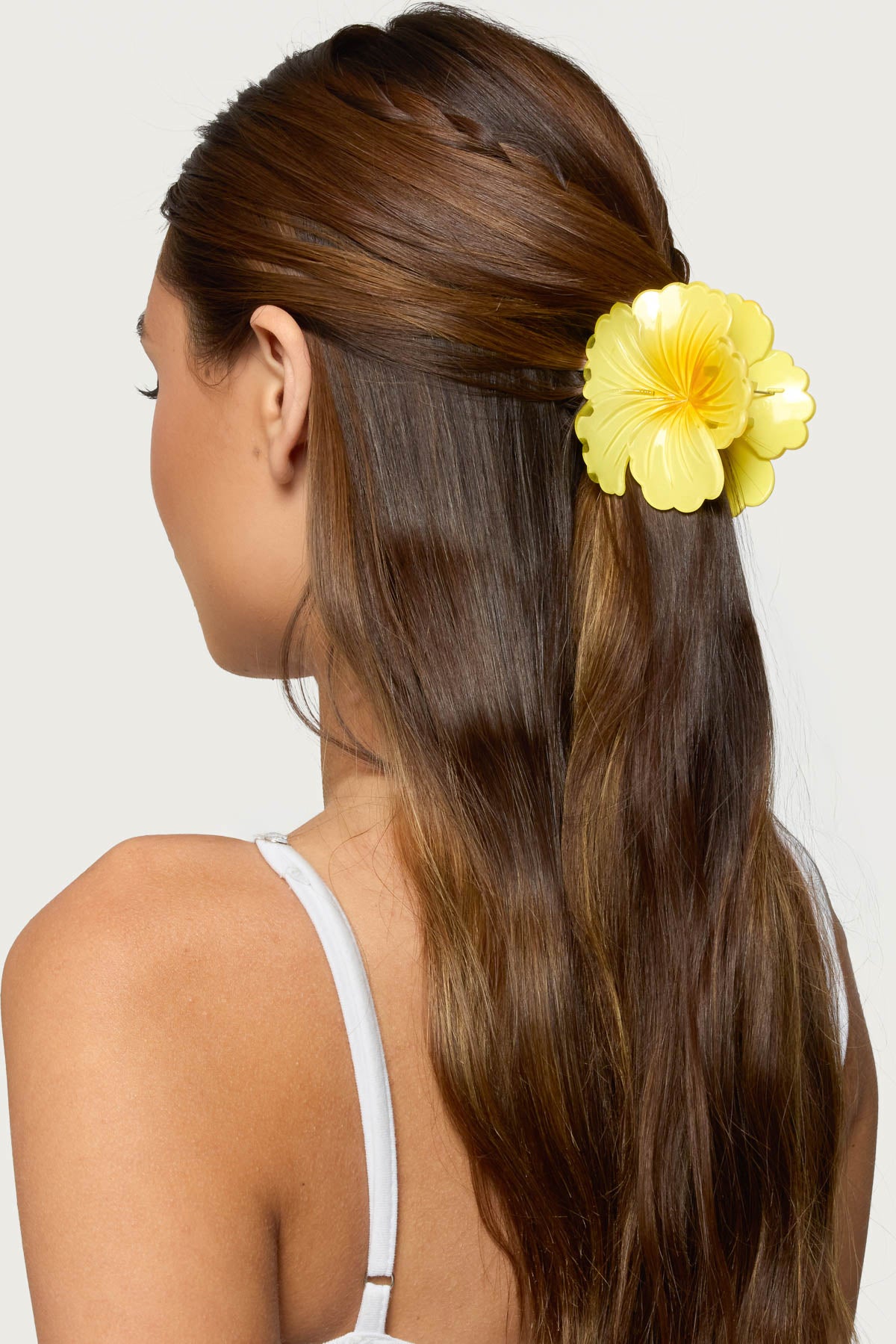 Hibiscus Flower Claw Clip-Milans Time