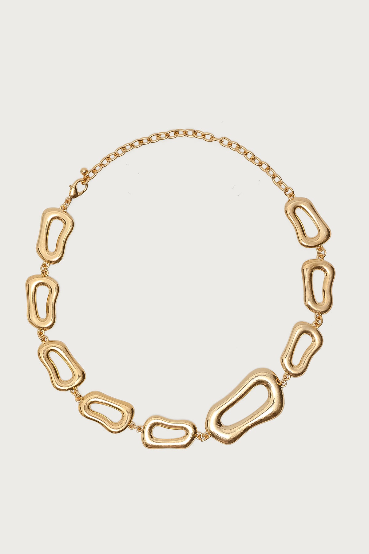 Chunky Oval Chain Necklace-Milans Time