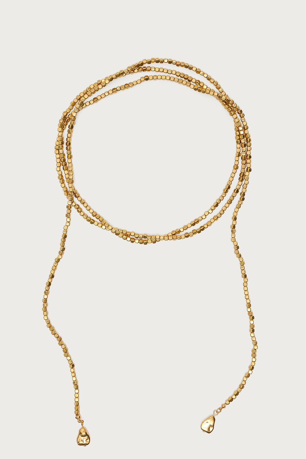 Wrap Around Beaded Necklace-Milans Time