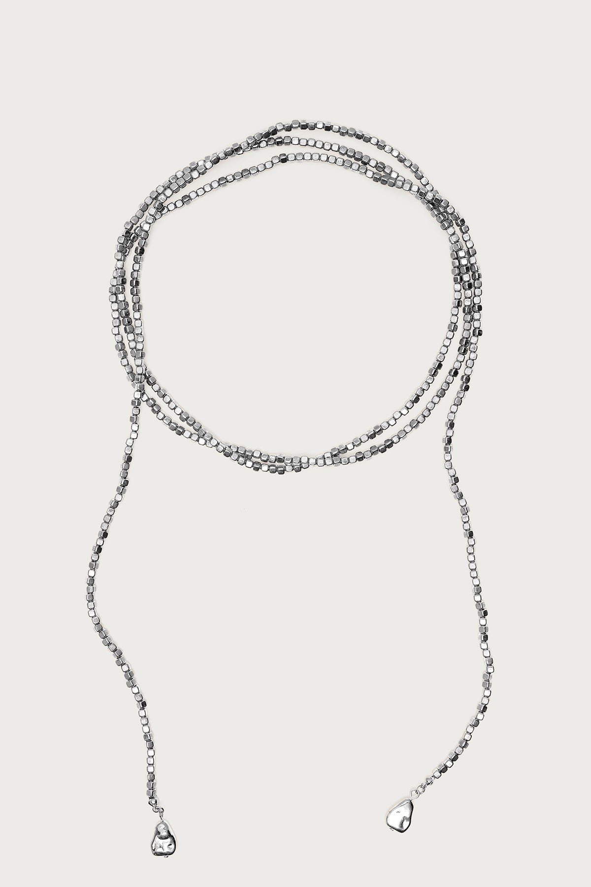 Wrap Around Beaded Necklace-Milans Time
